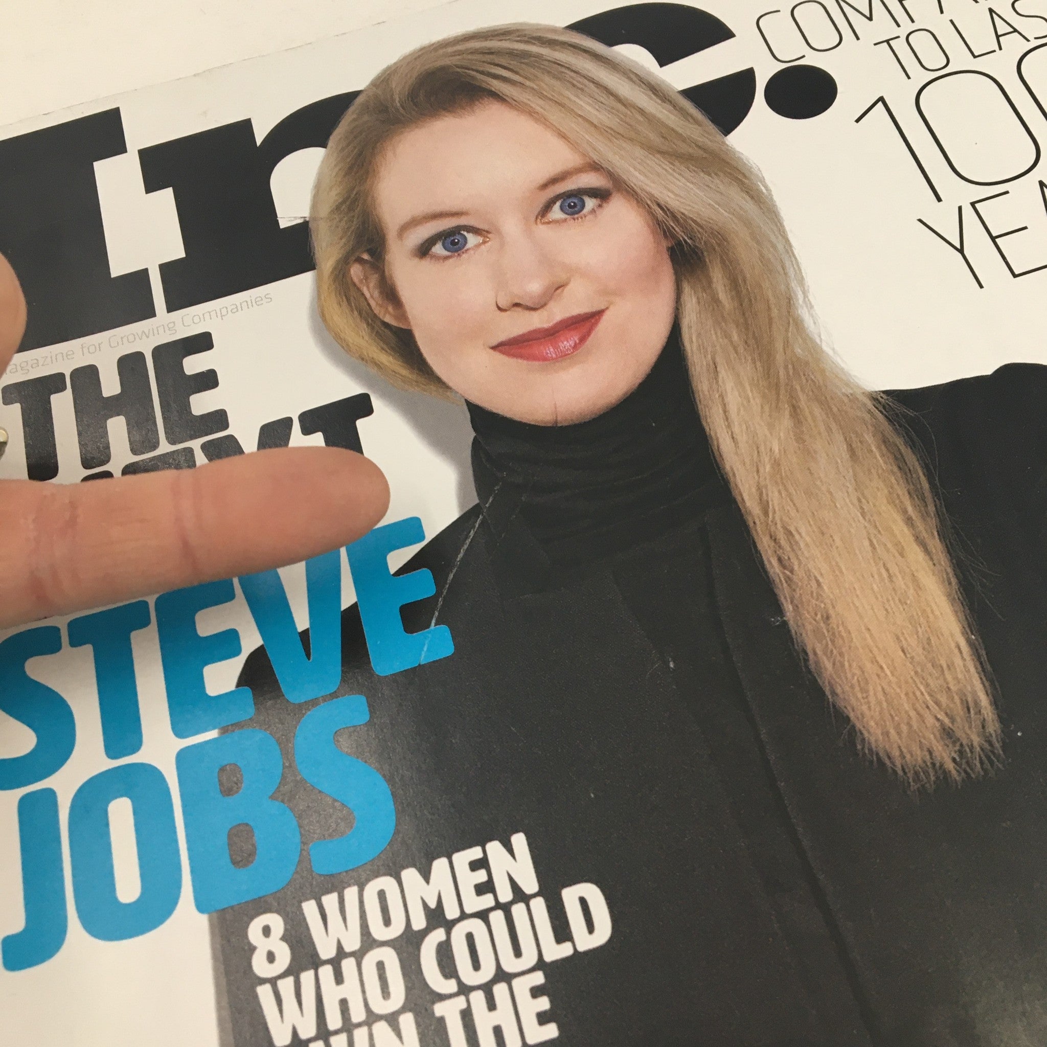 Inc. Magazine October 2015 Elizabeth Holmes is The Next Steve Jobs