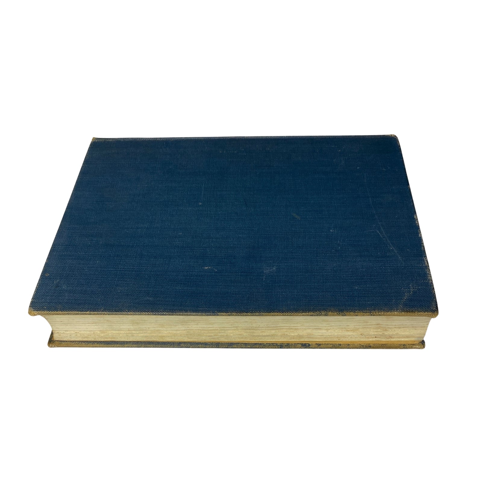 Top view of the Time Magazine Library Bound October 5-December 28, 1931, highlighting the blue fabric hardcover.