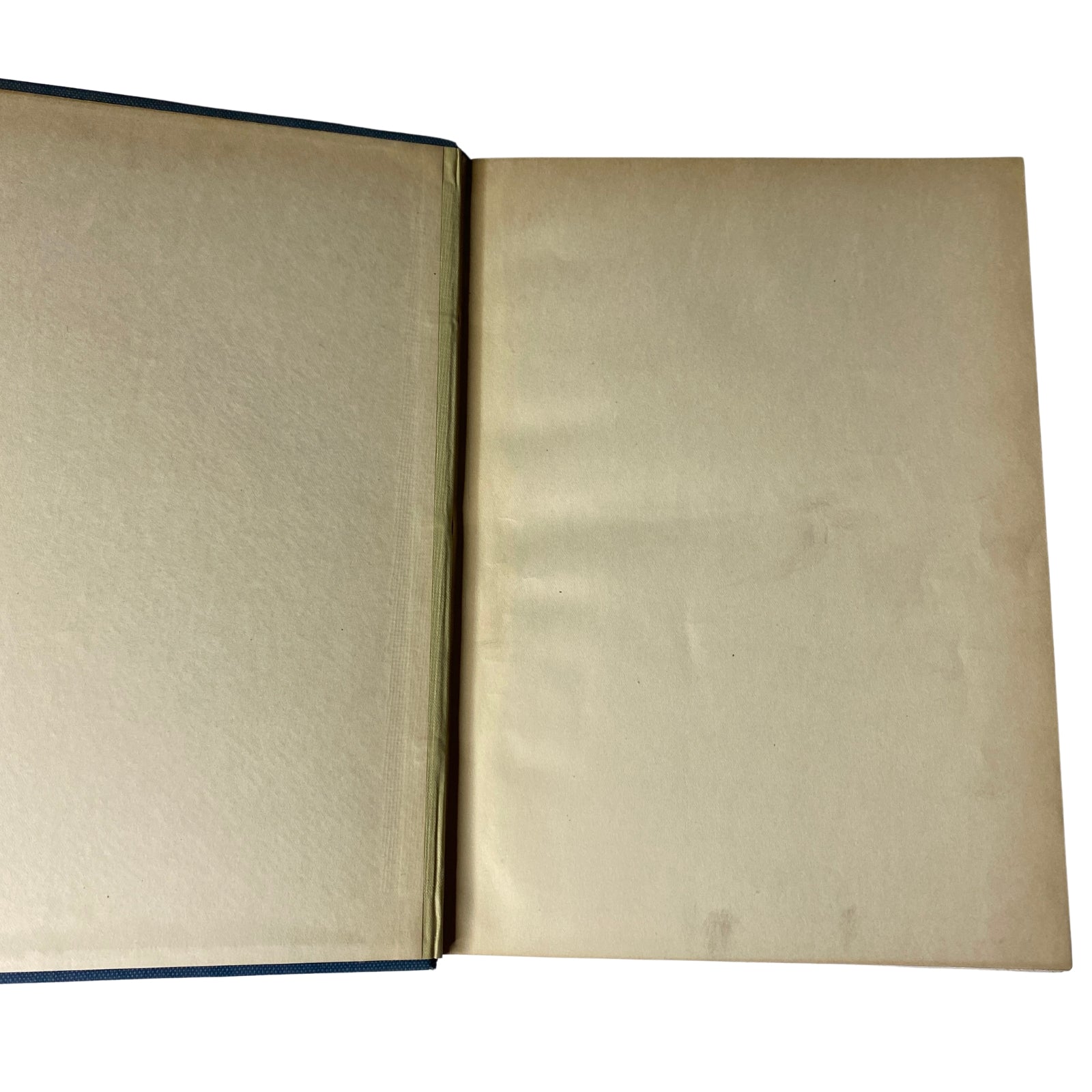 Inside view of the Time Magazine Library Bound from July 6 to September 28, 1931, featuring blank pages for notes and preservation.