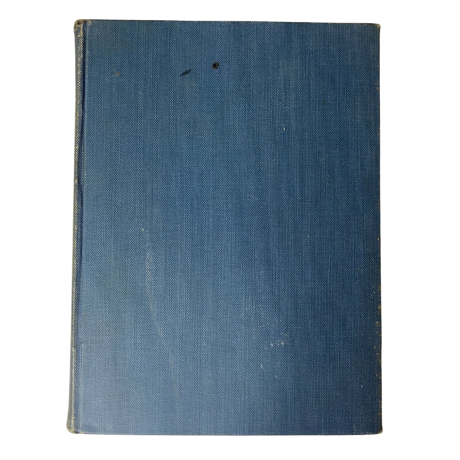 Time Magazine Library Bound October 5-December 28, 1931 book, showing the blue cover without any text or illustrations.