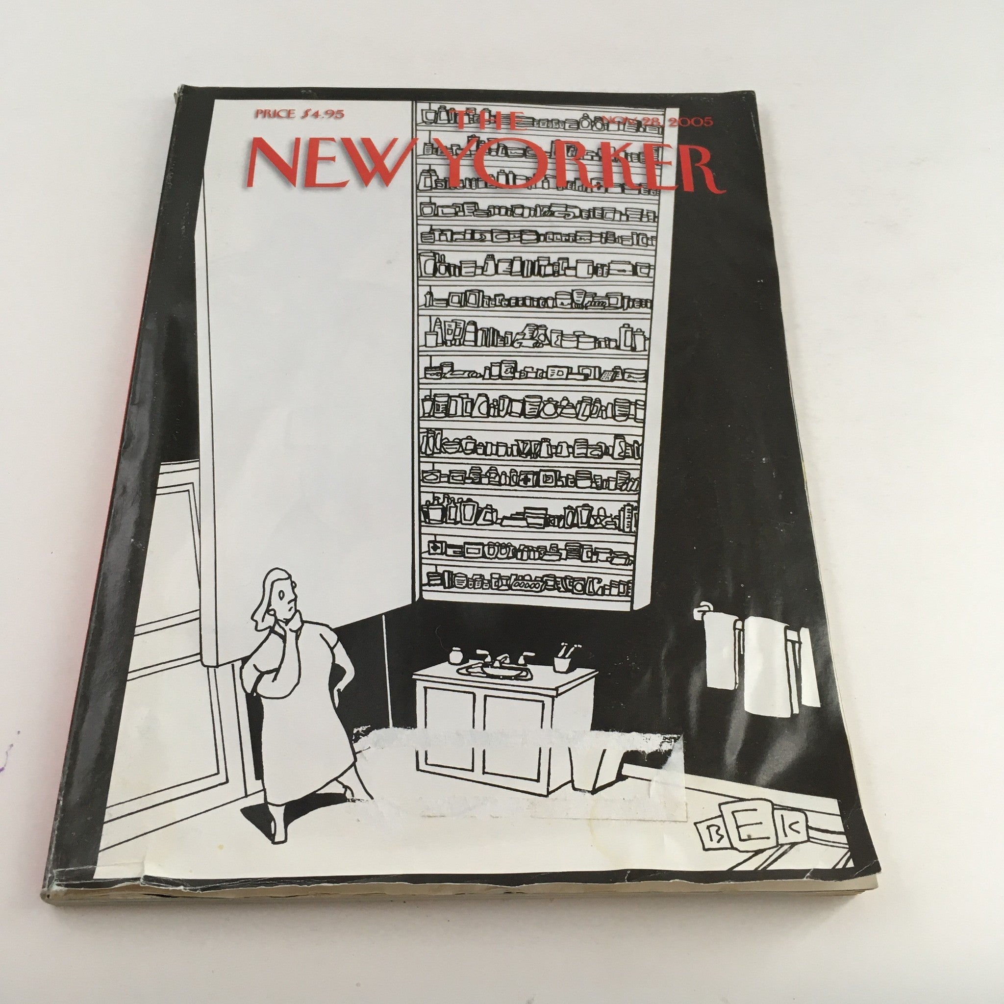 The New Yorker Magazine November 28 2005 American's at Work Bruce Eric Kaplan