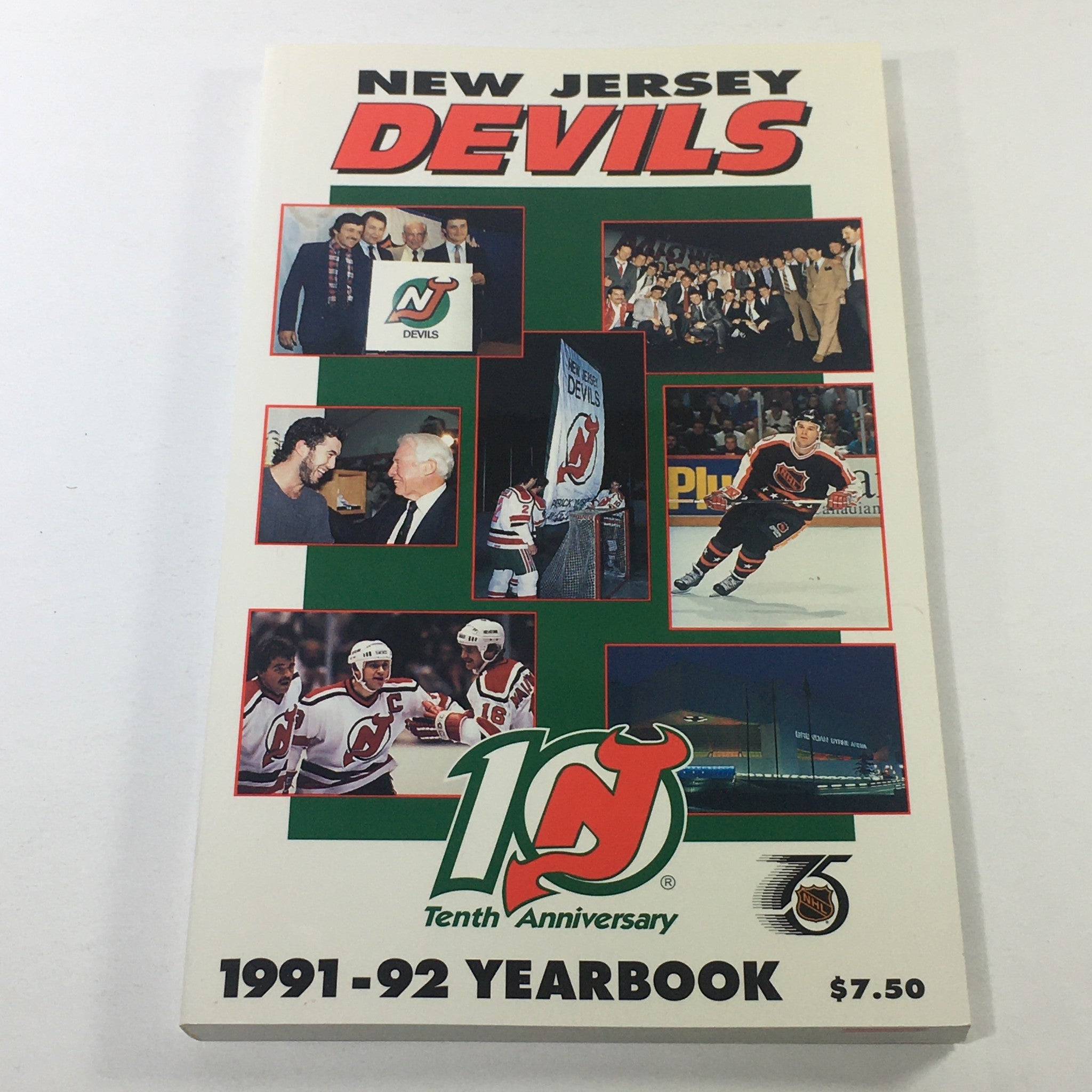 VTG NHL Official Yearbook 1991-1992 - New Jersey Devils / Eric Weinrich