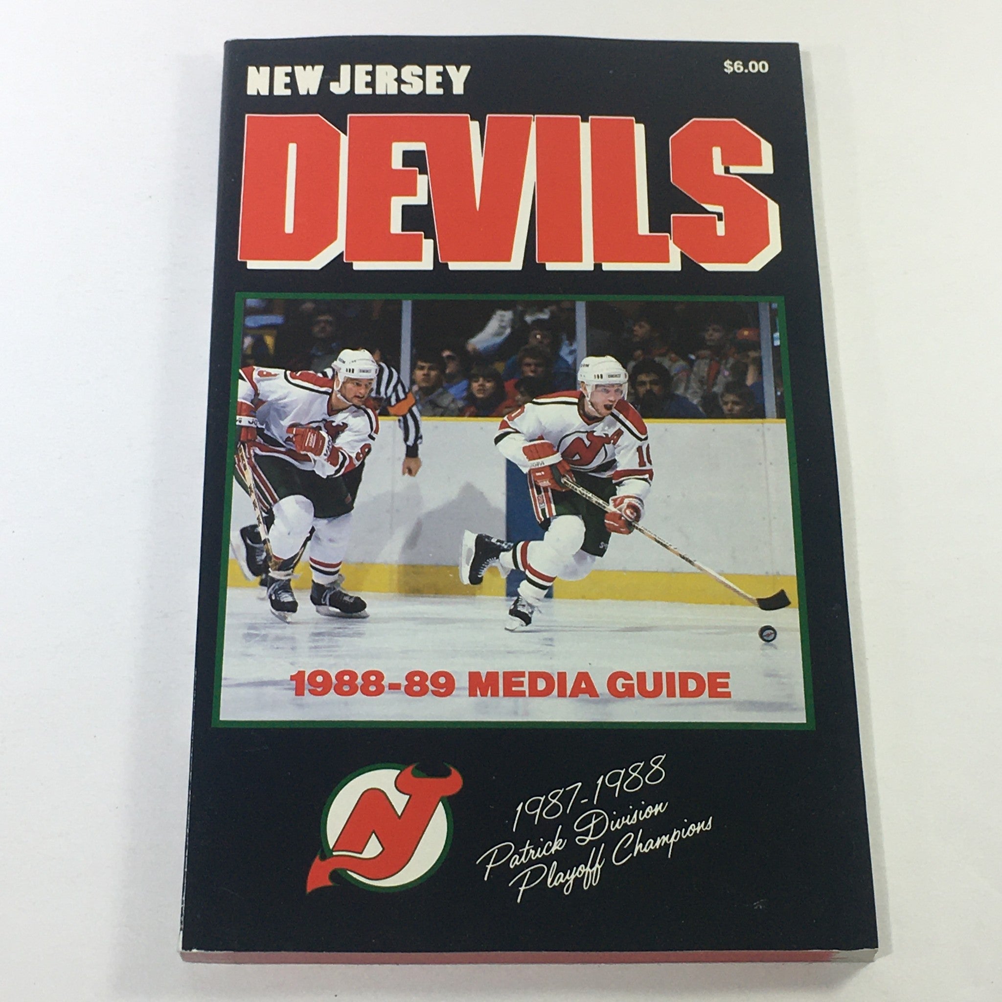 VTG NHL Official Media Guide 1988-1989 - New Jersey Devils / Patrick Division