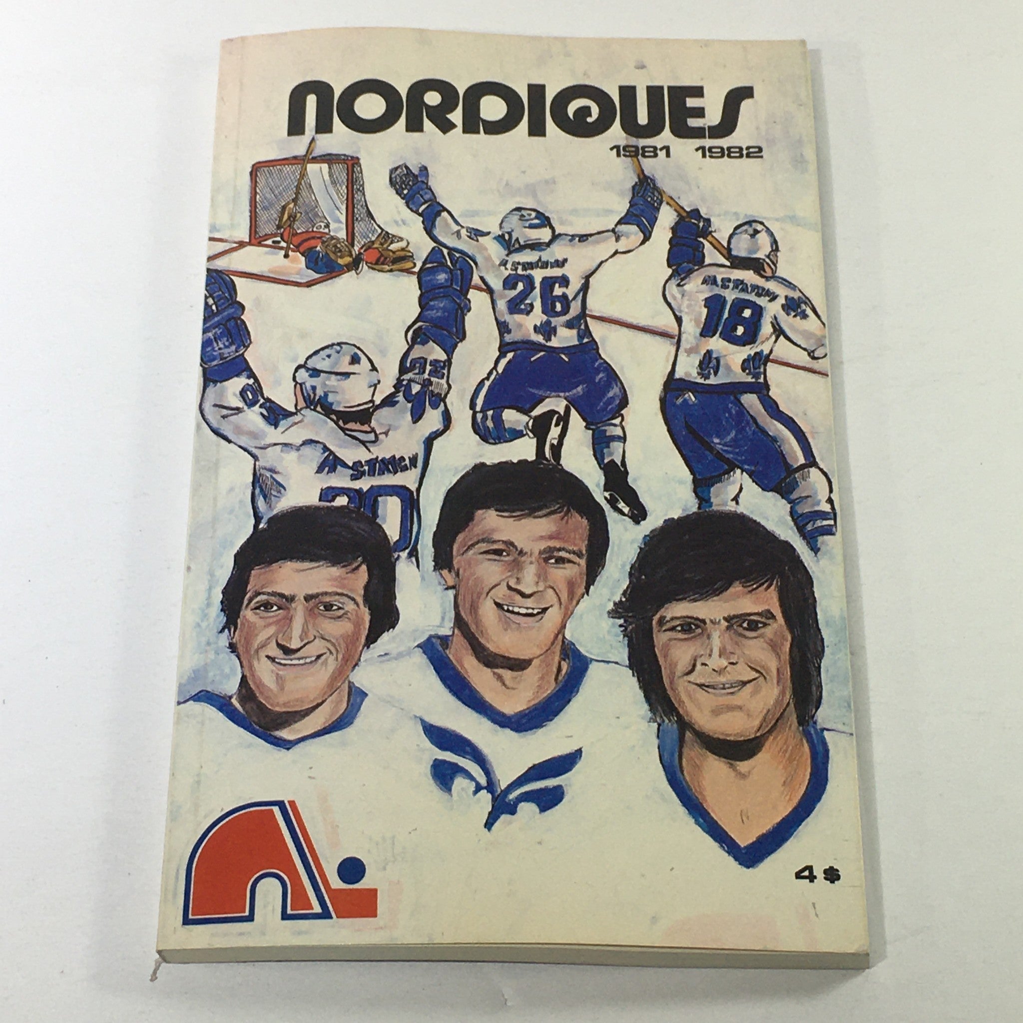 VTG NHL Official Media Guide 1981-1982 - Quebec Nordiques / Peter Stastny