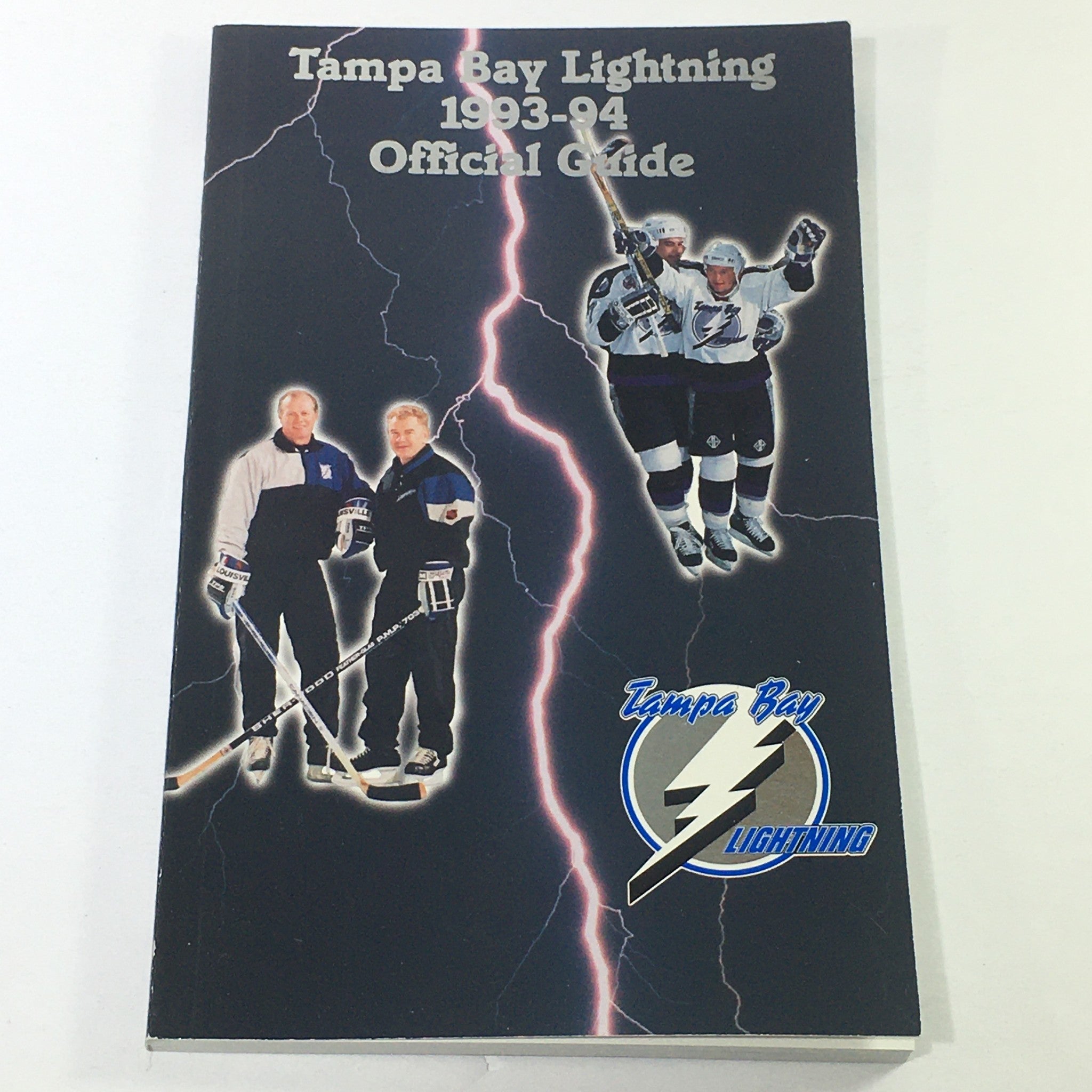 VTG NHL Official Guide 1993-1994 - Tampa Bay Lightning / Coach Terry Crisp