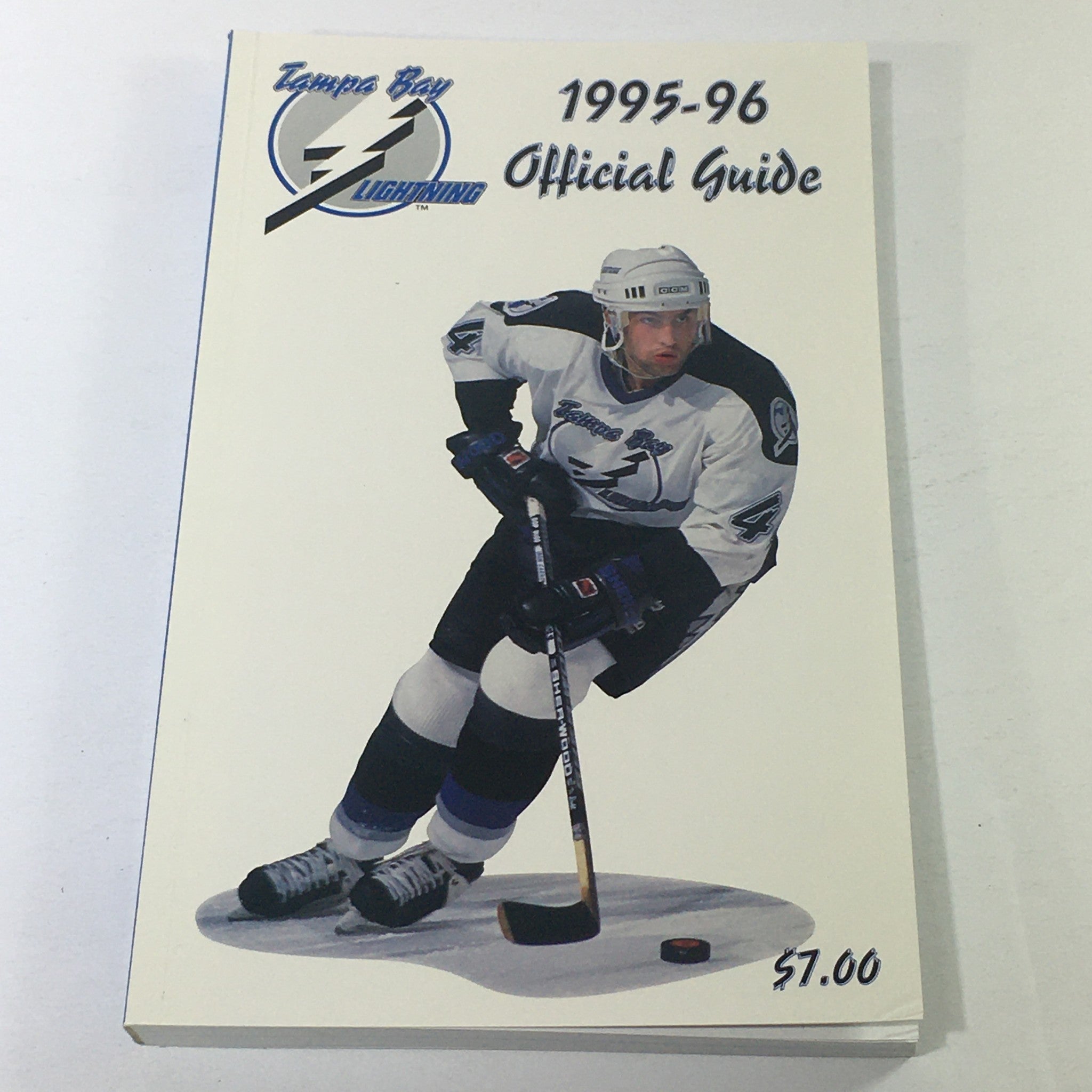 VTG NHL Official Guide 1995-1996 - Tampa Bay Lightning / Cory Cross