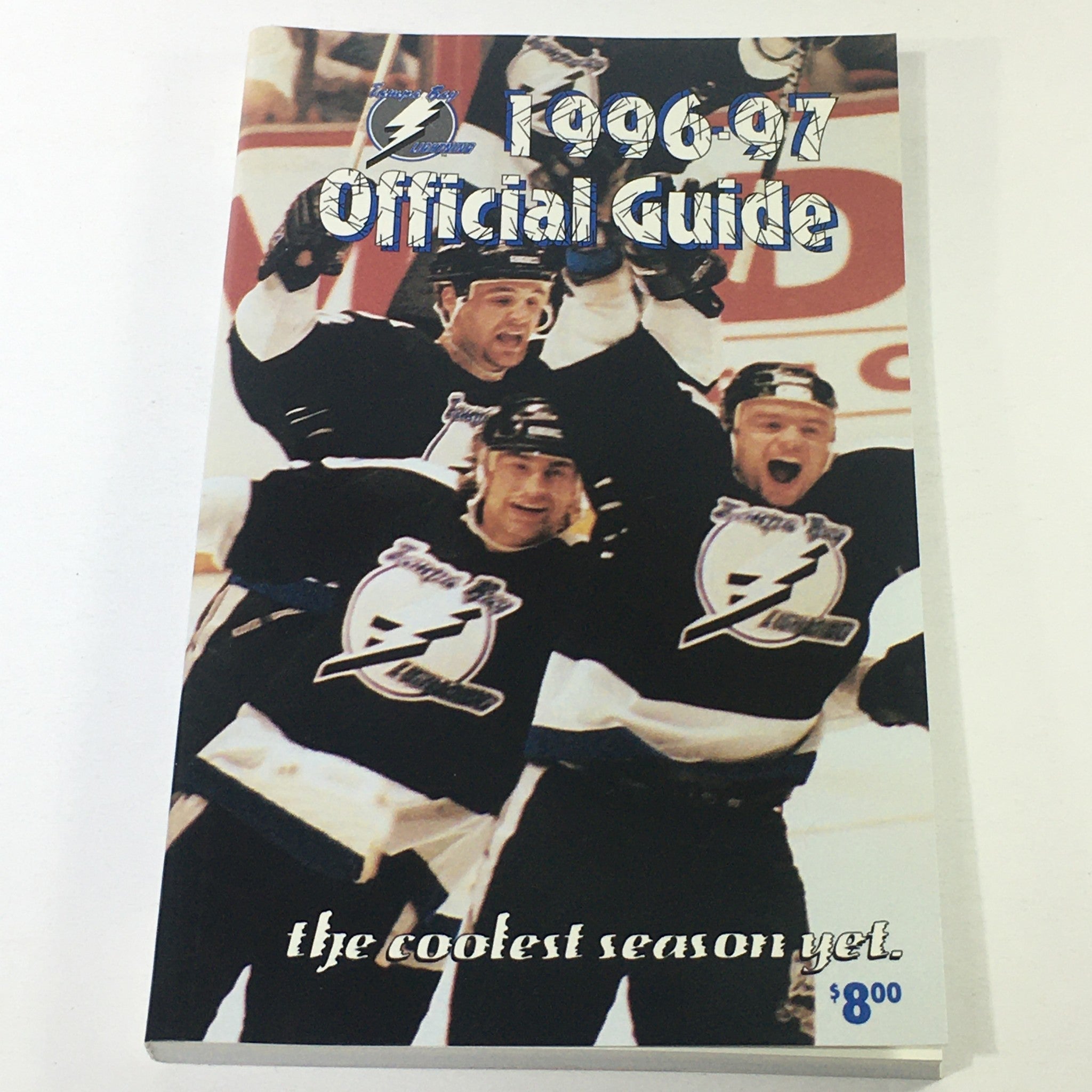 VTG NHL Official Guide 1996-1997 - Tampa Bay Lightning / Adrien Plavsic