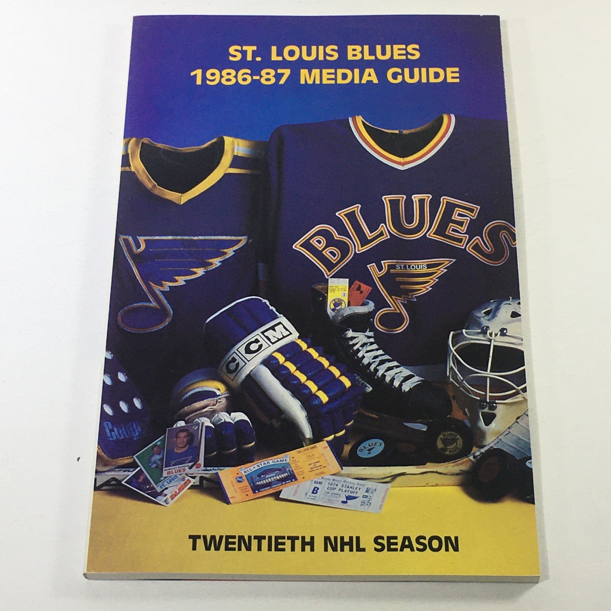 VTG NHL Official Media Guide 1986-1987 - St. Louis Blues / Twentieth NHL Season