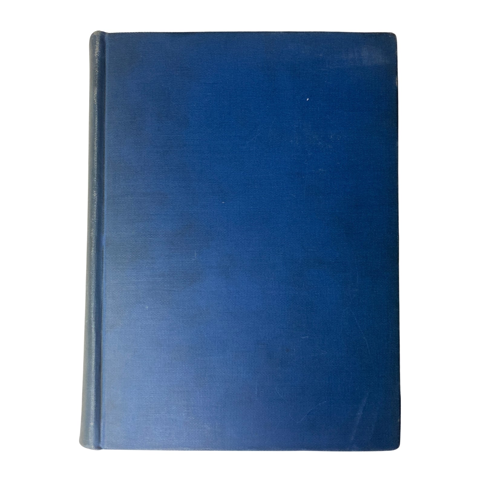 Front cover of the bound volume for Time Magazine, blue cloth cover - Time Magazine Library Bound October 1-December 31, 1934 Thomas Benton.