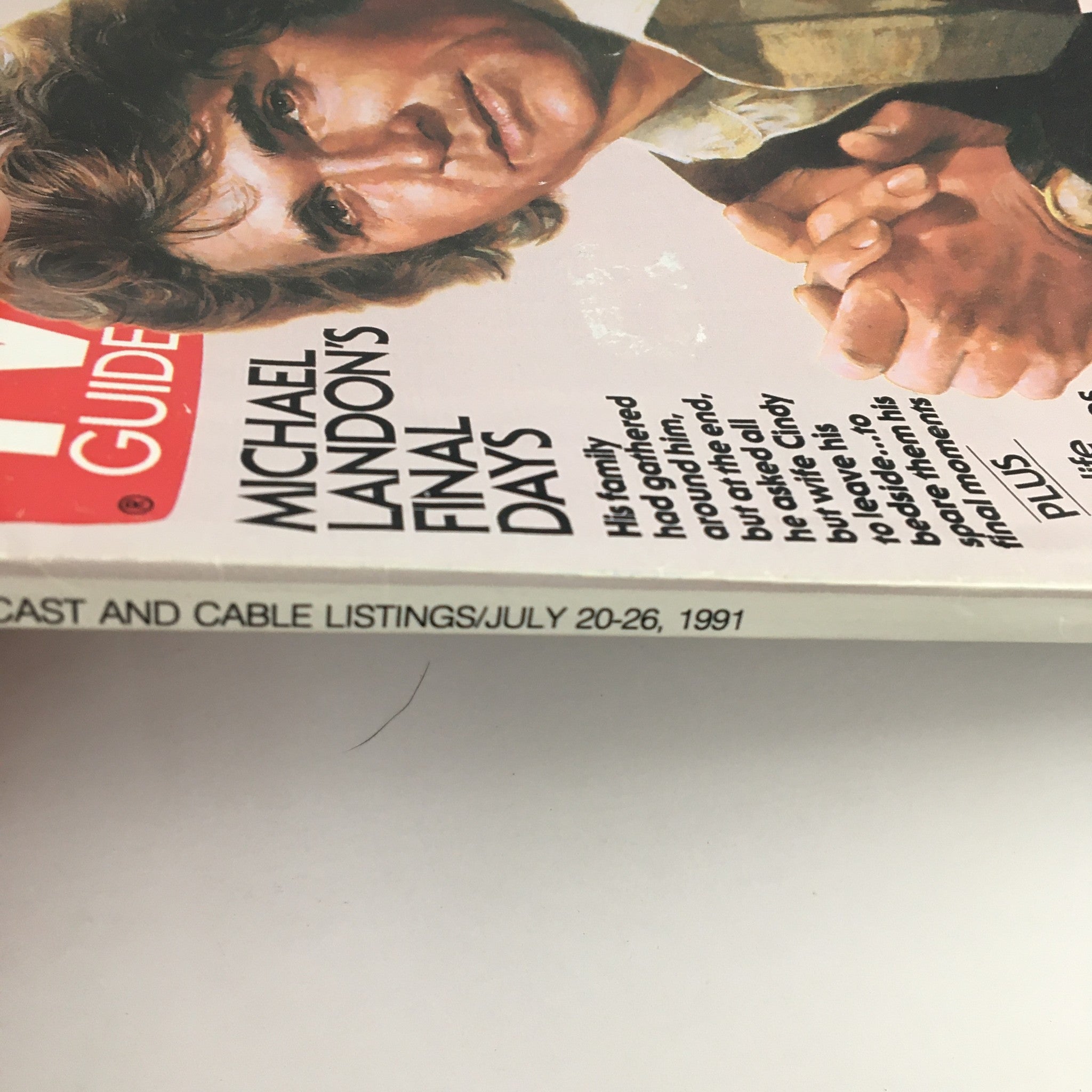 TV Guide Magazine July 20 1991 Michael Landon No Label Central Virginia Edition