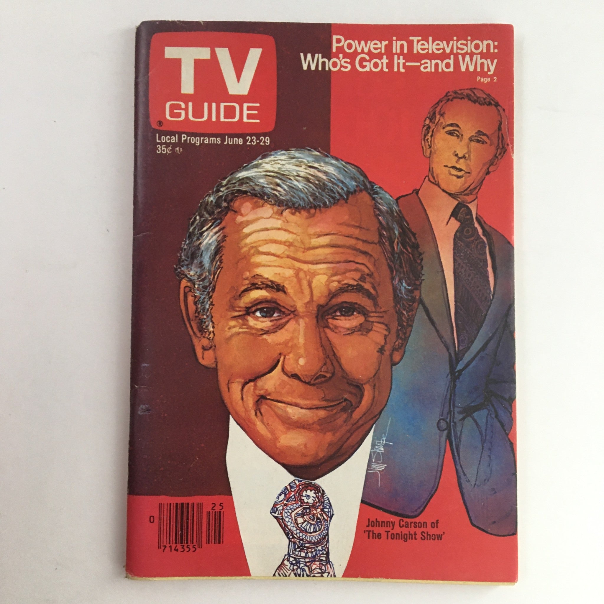 TV Guide Magazine June 23 1979 Johnny Carson No Label West New England Edition