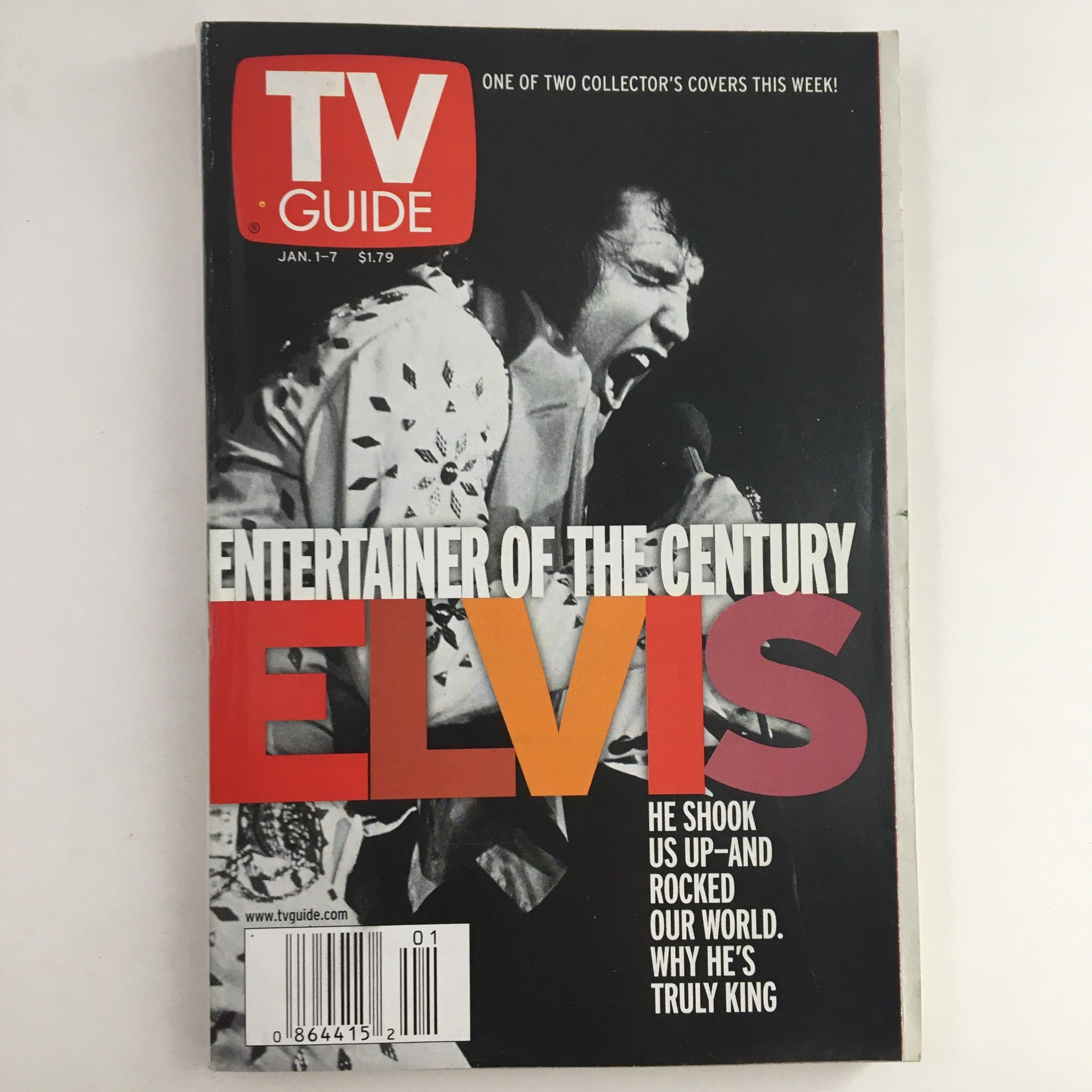 TV Guide Magazine January 1 2000 Elvis Presley, No Label Southeast Pennsylvania