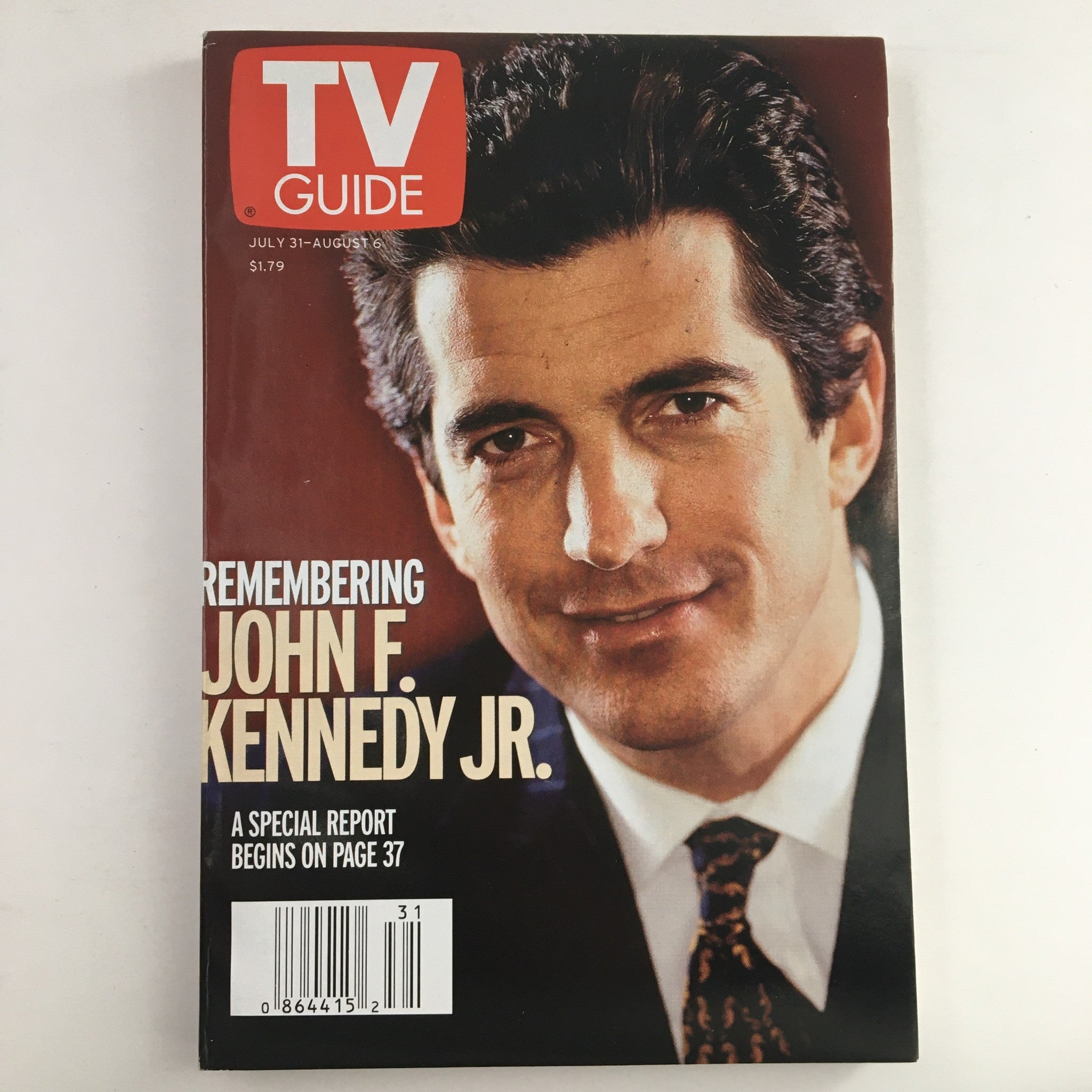 TV Guide Magazine July 31 1999 John Kennedy Jr. No Label Southeast Pennsylvania