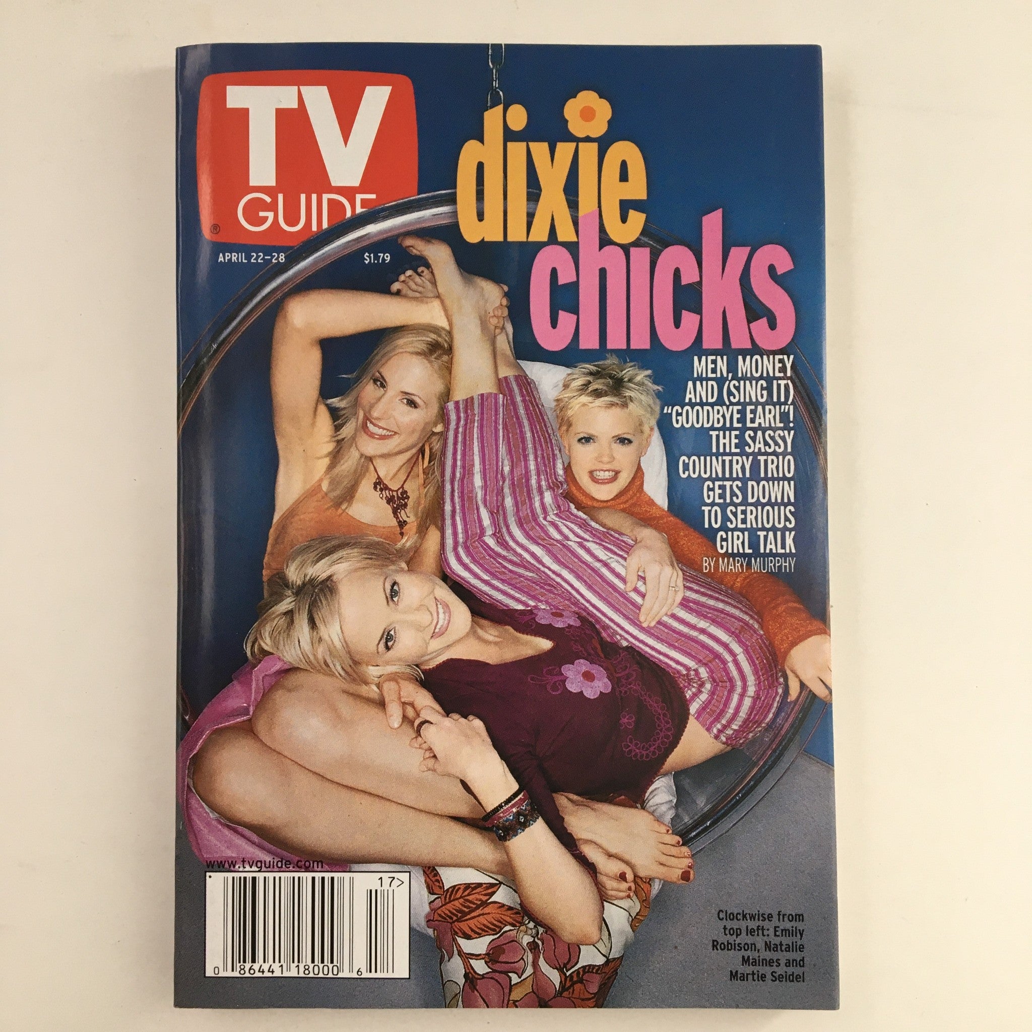 TV Guide Magazine April 22 2000 The Dixie Chicks, Southeast Pennsylvania VG