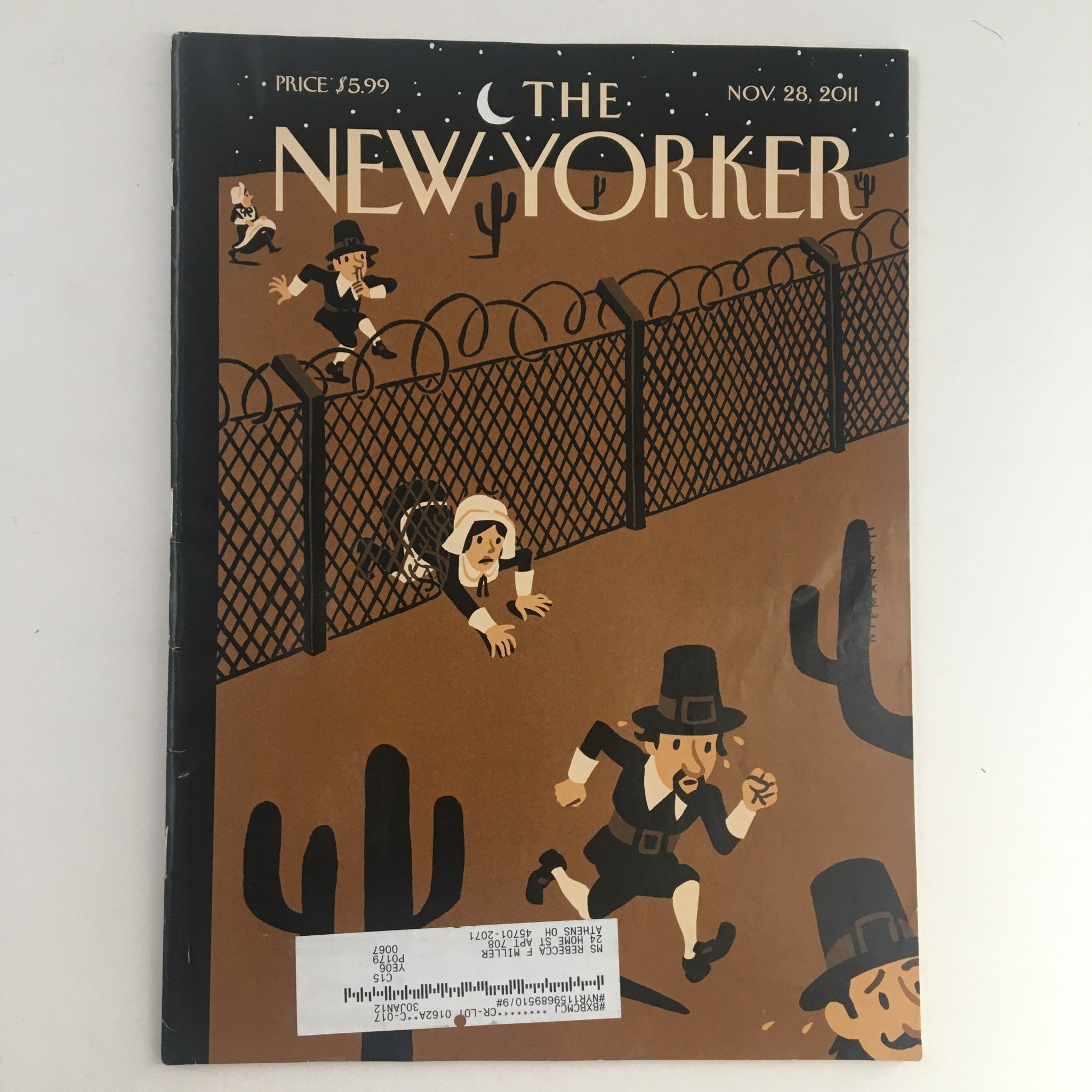 The New Yorker Full Magazine November 28 2011 Promised Land Christoph Niemann