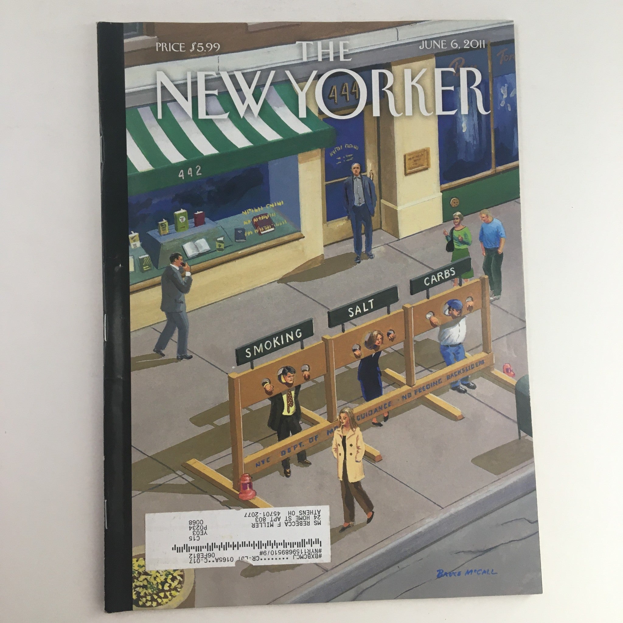 The New Yorker Full Magazine June 6 2011 Moral Guidance Bruce McCall VG