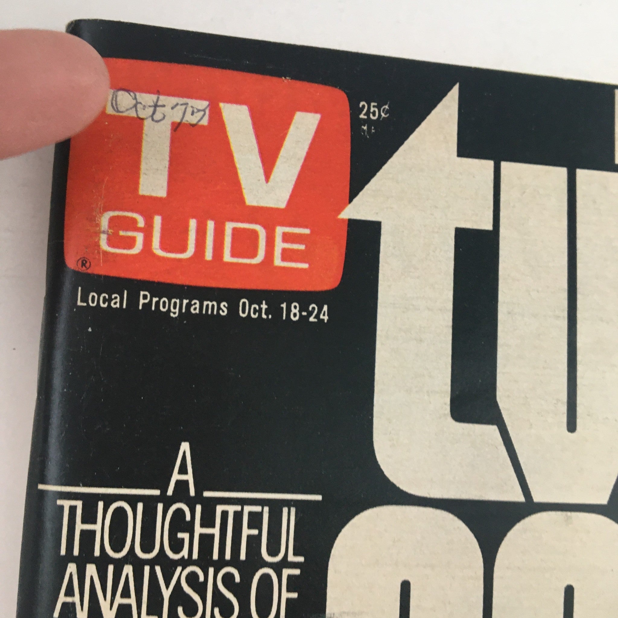 TV Guide Magazine October 18 1975 TV's Sex Crisis Controversy Nebraska Edition