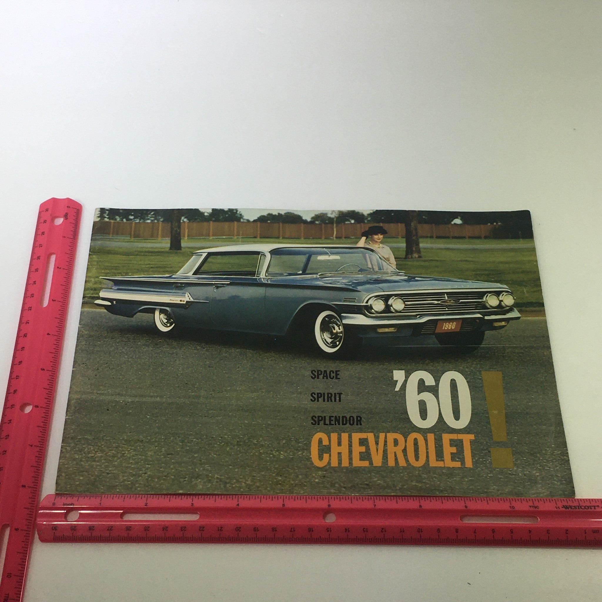 VTG 1960 Chevrolet Space Spirit Splendor Car Auto Brochure Catalog