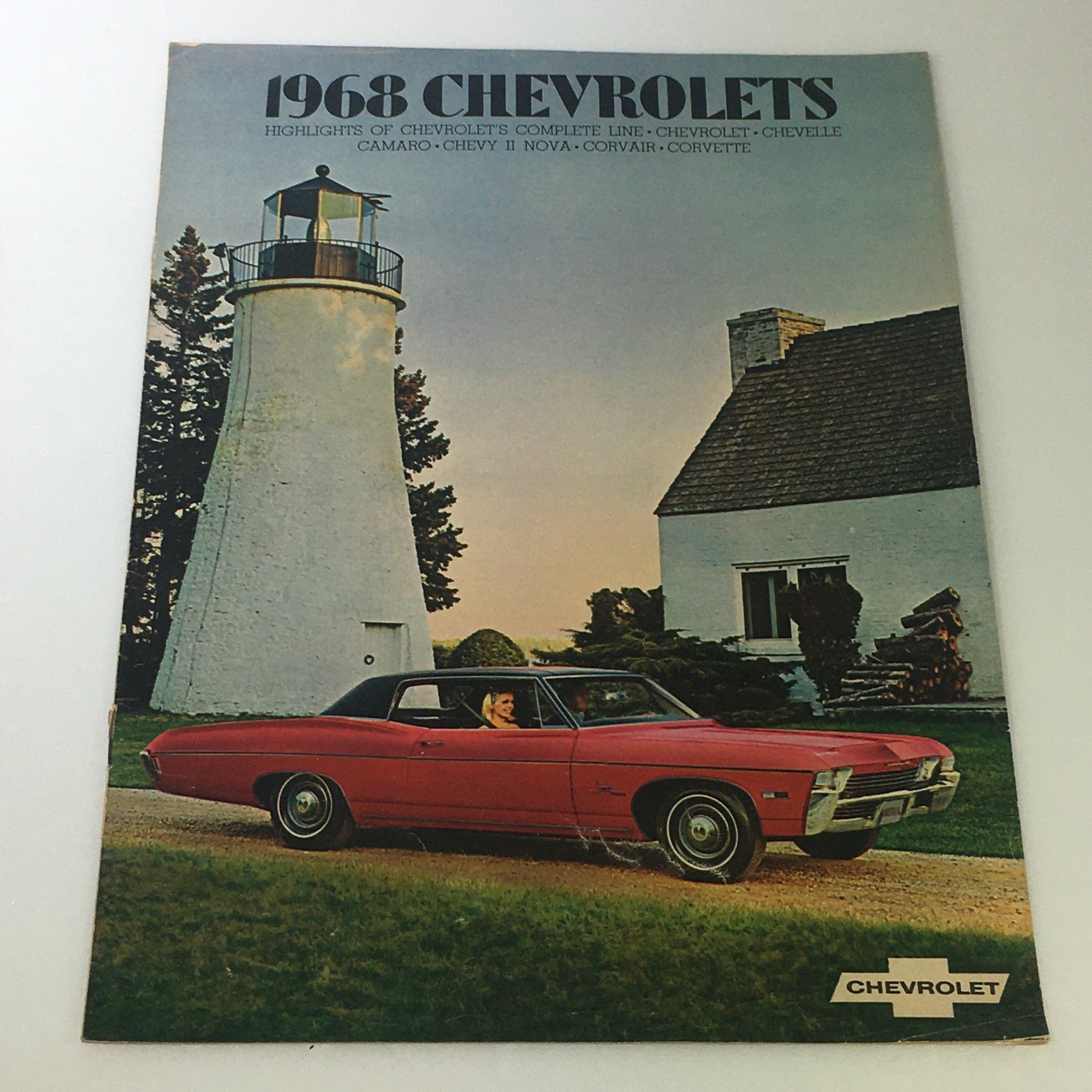 VTG 1968 Chevrolet Chevelle Camaro Chevy II Corvair Car Auto Brochure Catalog