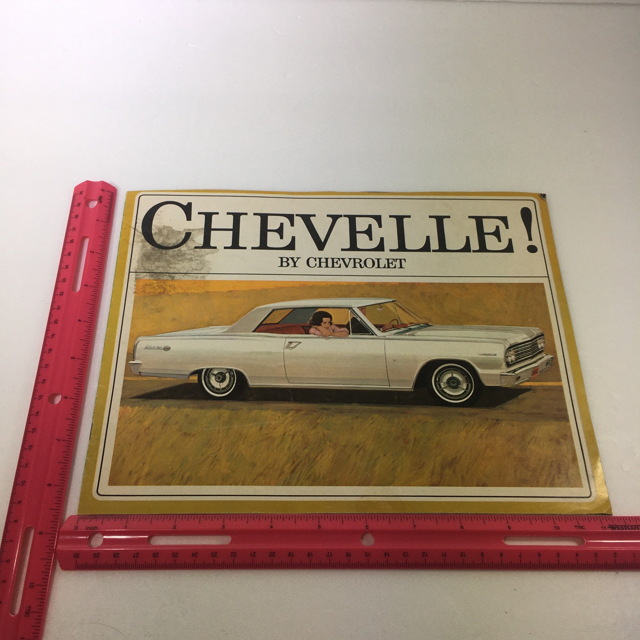 VTG 1963 Chevrolet Chevelle 300 Station Wagon Car Auto Brochure Catalog