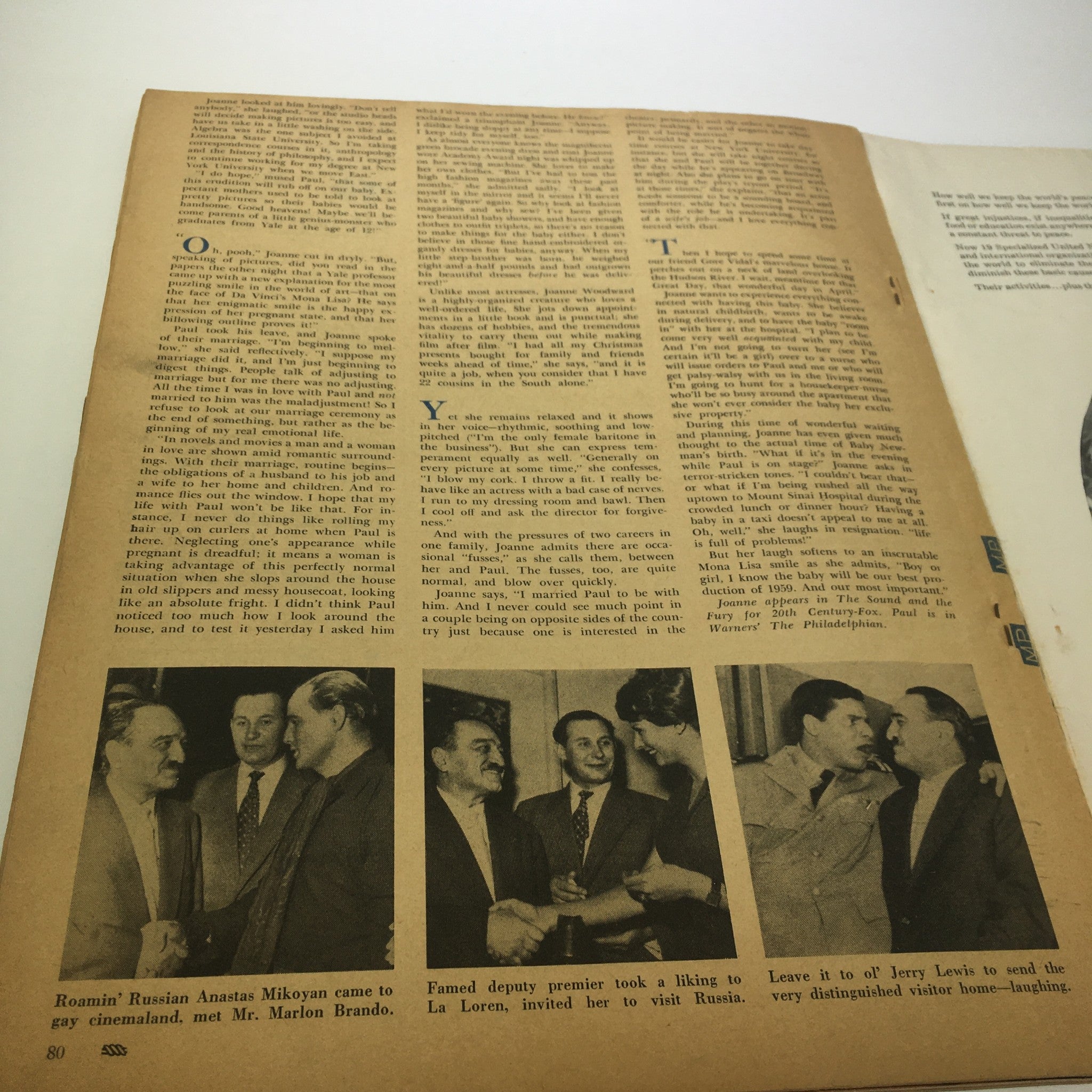 VTG Motion Picture Magazine April 1959 - Dick Clark and Family / Rock Hudson