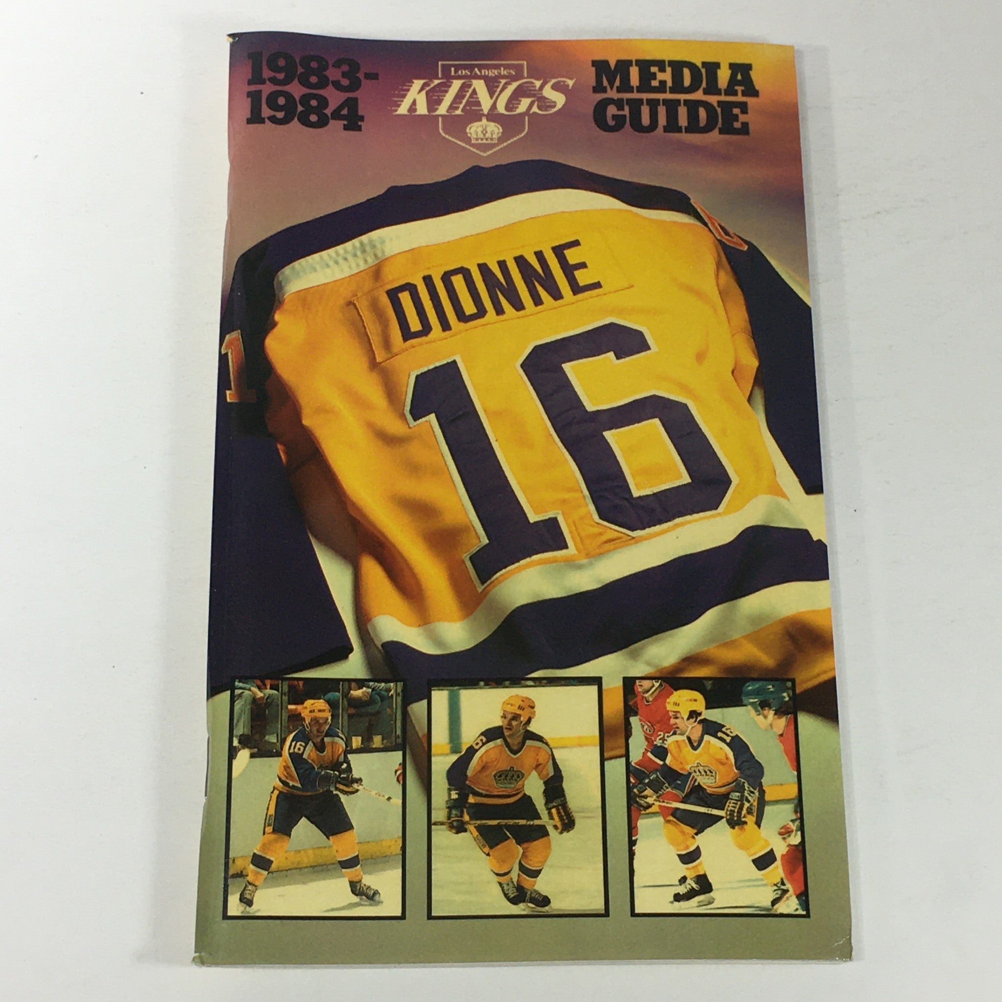 VTG NHL Official Media Guide 1983-1984 - Los Angeles Kings / Marcel Dionne