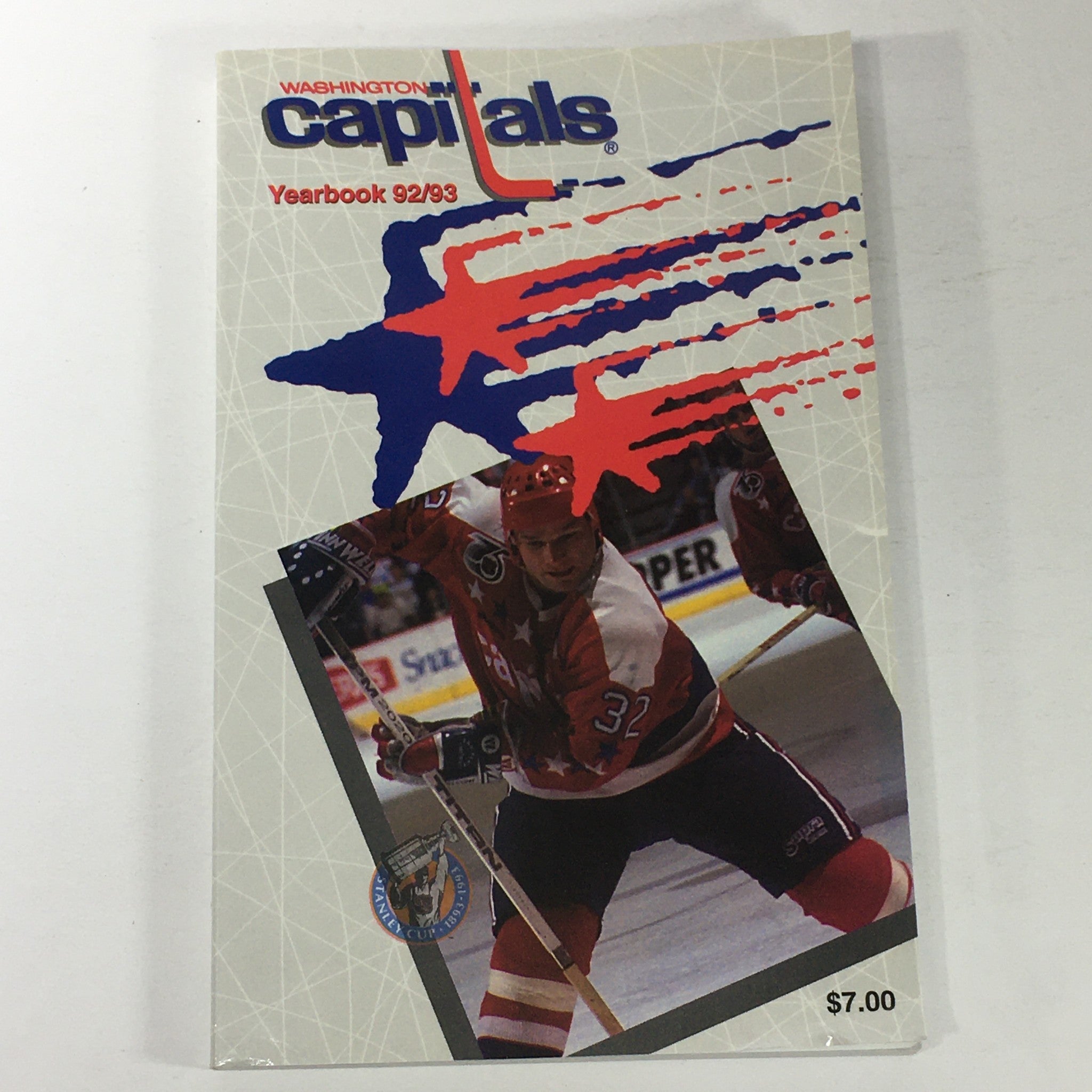 VTG NHL Official Yearbook 1992-1993 - Washington Capitals / Dale Hunter