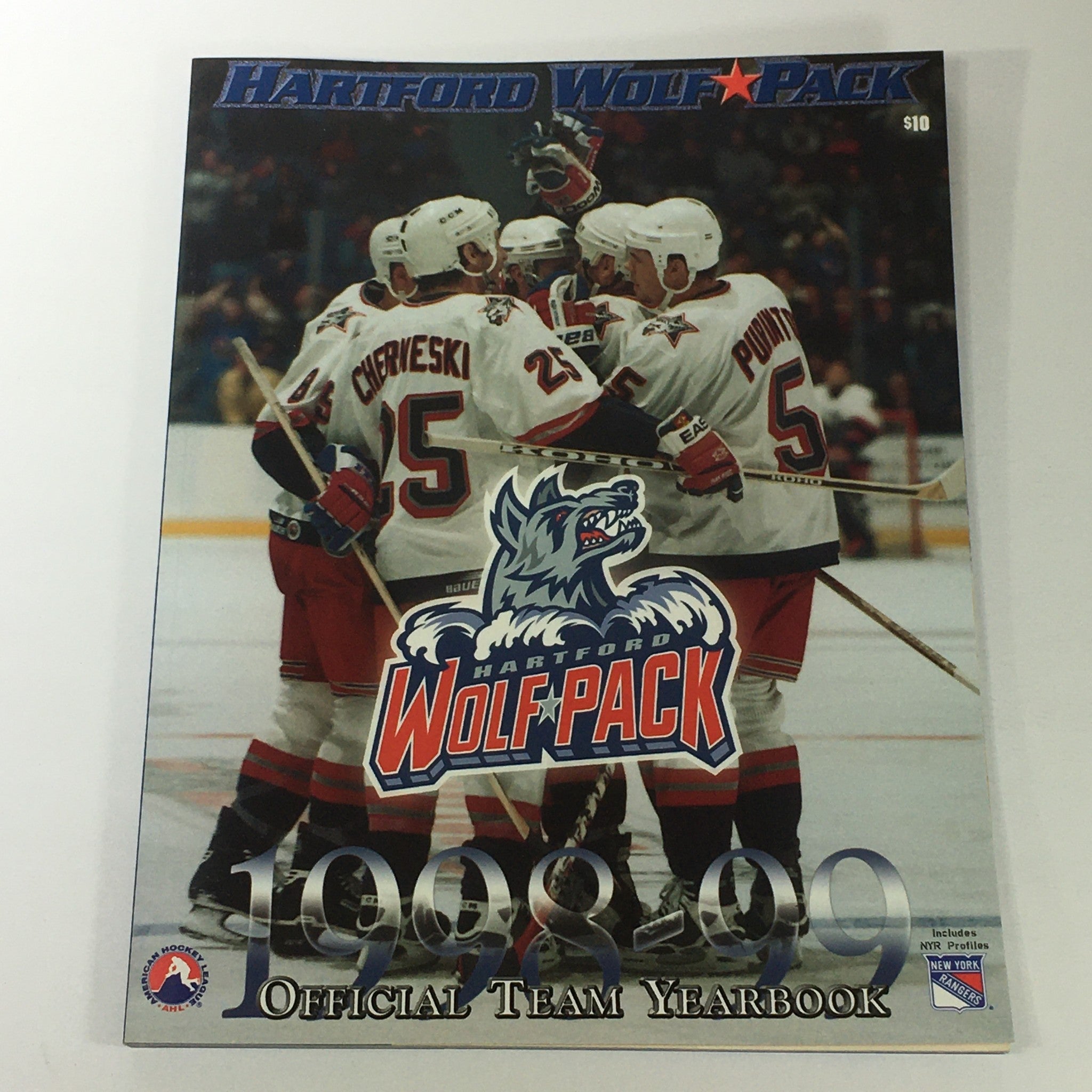 VTG NHL Official Yearbook 1998-1999 - Hartford Wolf Pack / Stefan Cherneski