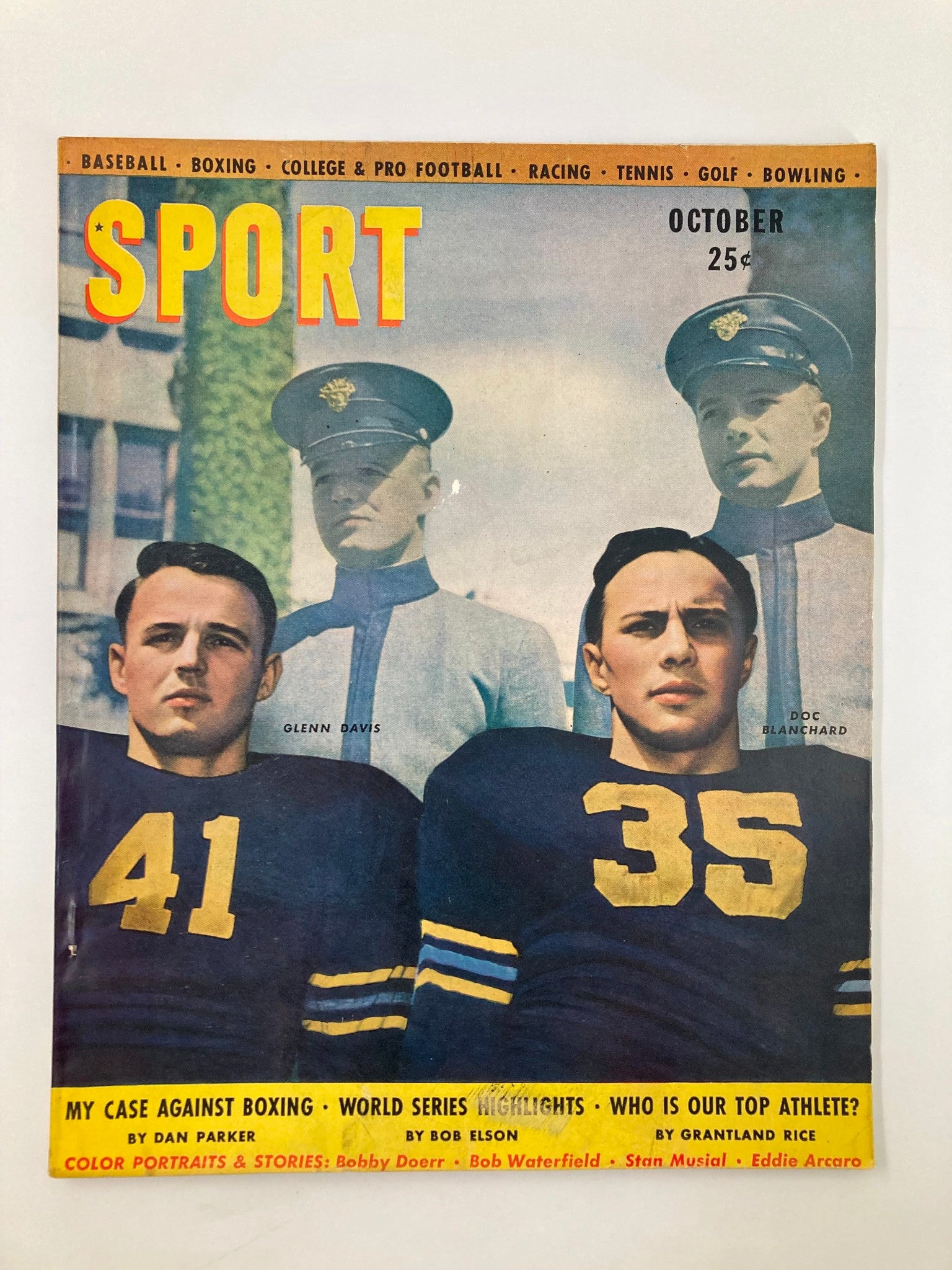 VTG Sport Magazine October 1946 Glenn Davis, Doc Blanchard No Label