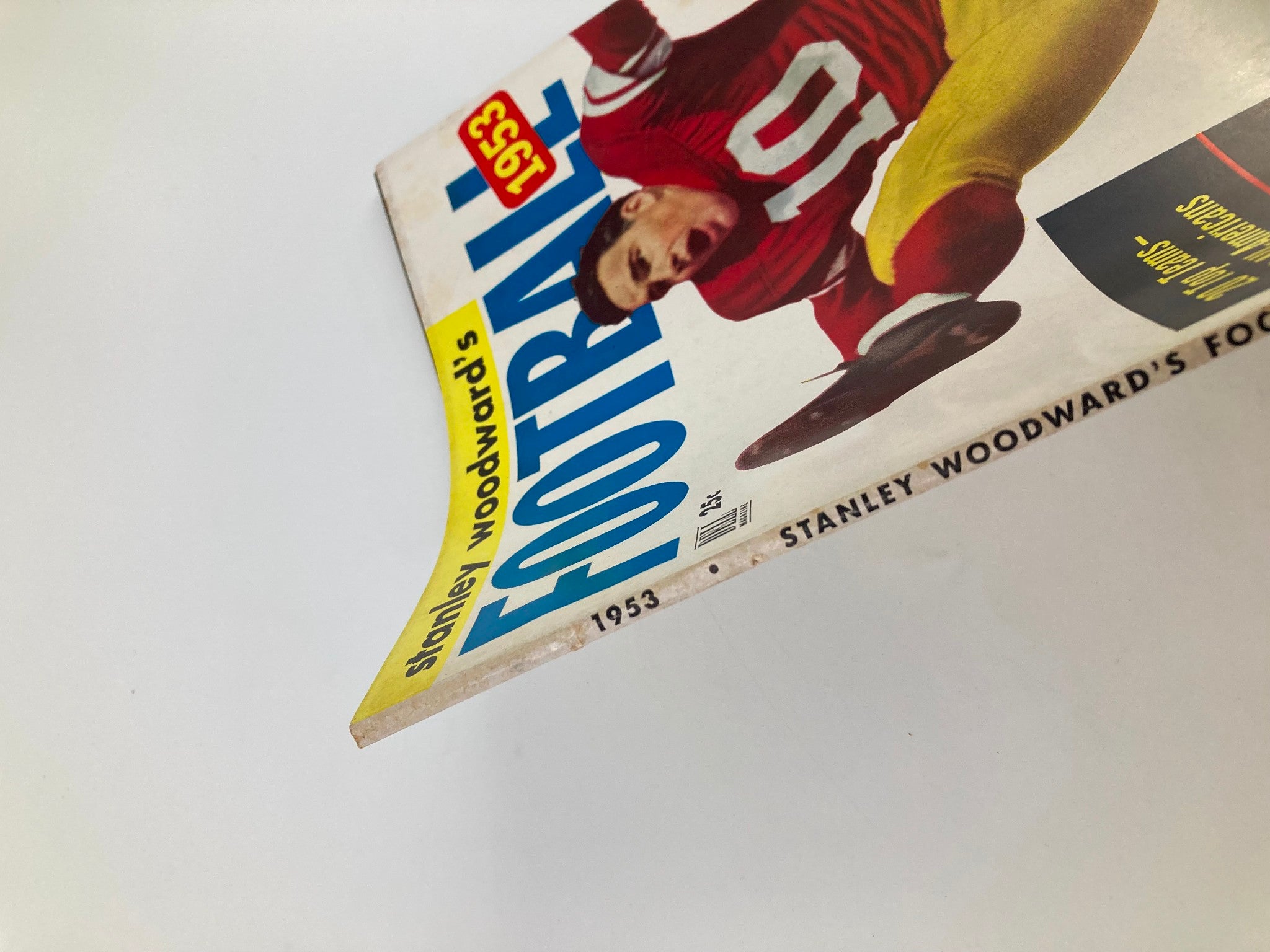 Stanley Woodward's Football Magazine 1953 Bob Burkhart Washington State No Label