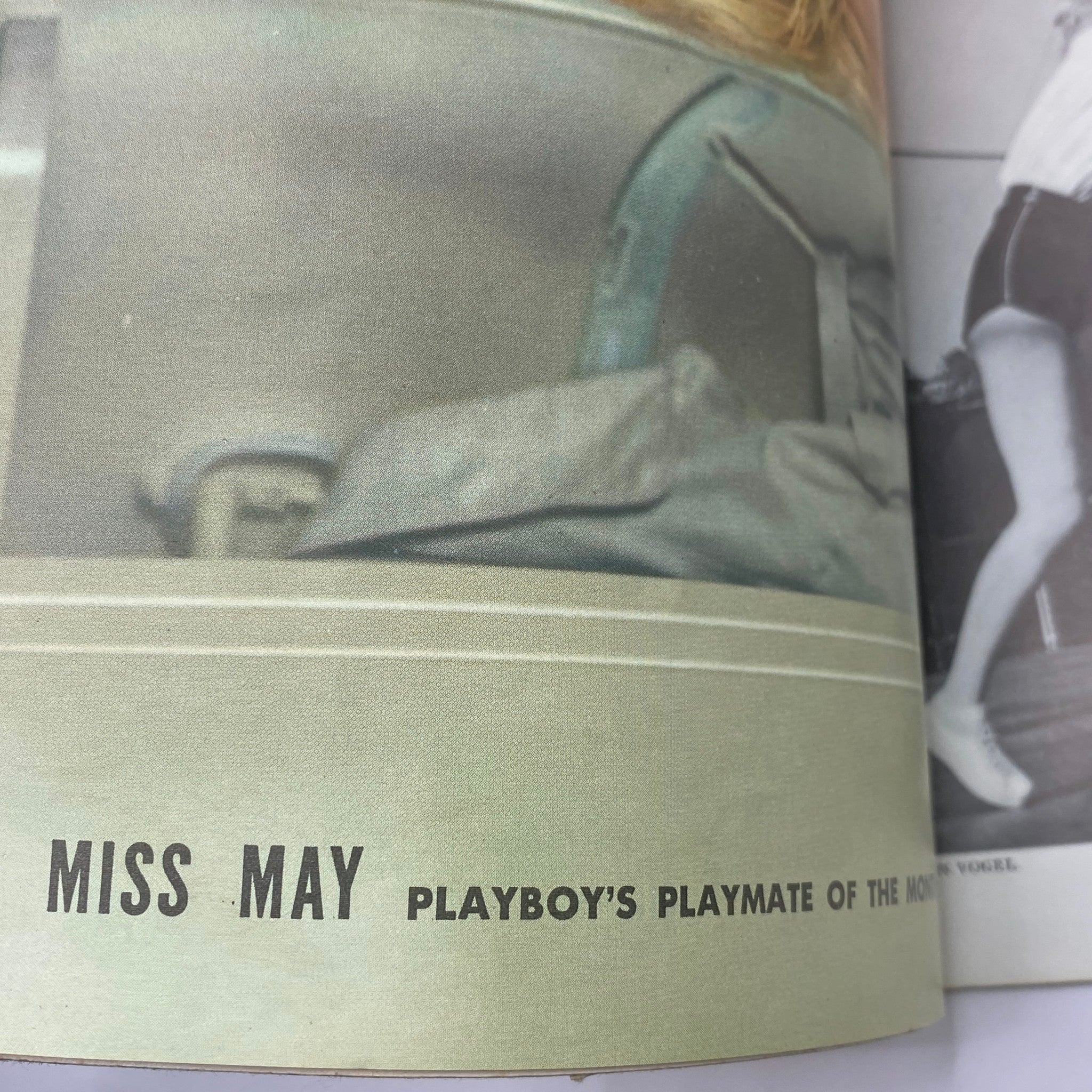 VTG Playboy Magazine May 1958 Playmate Lari Laine w Centerfold No Label