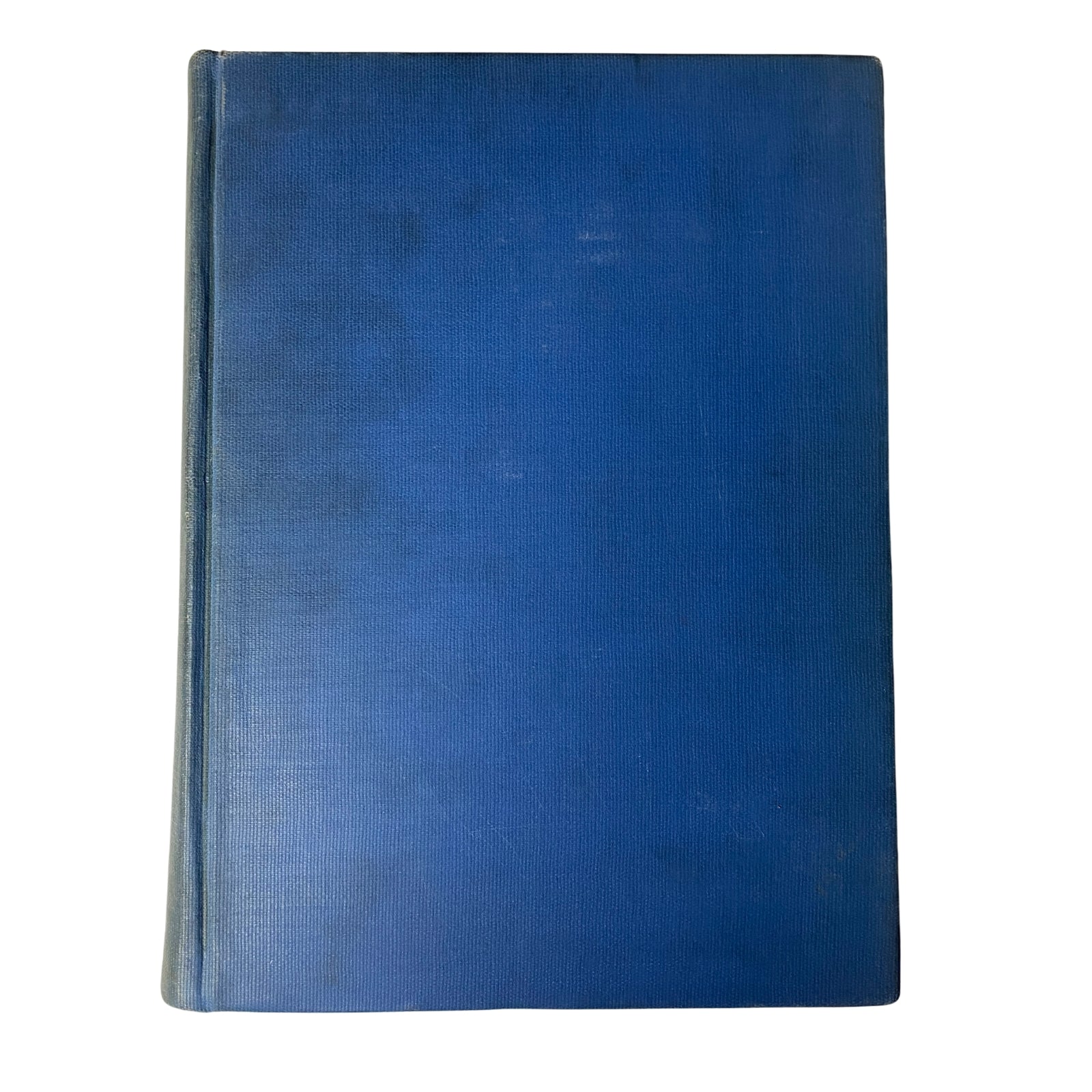 Back cover image of a Time Magazine bound volume, depicting a solid blue color, as part of the collection from April 2 to June 25, 1934.