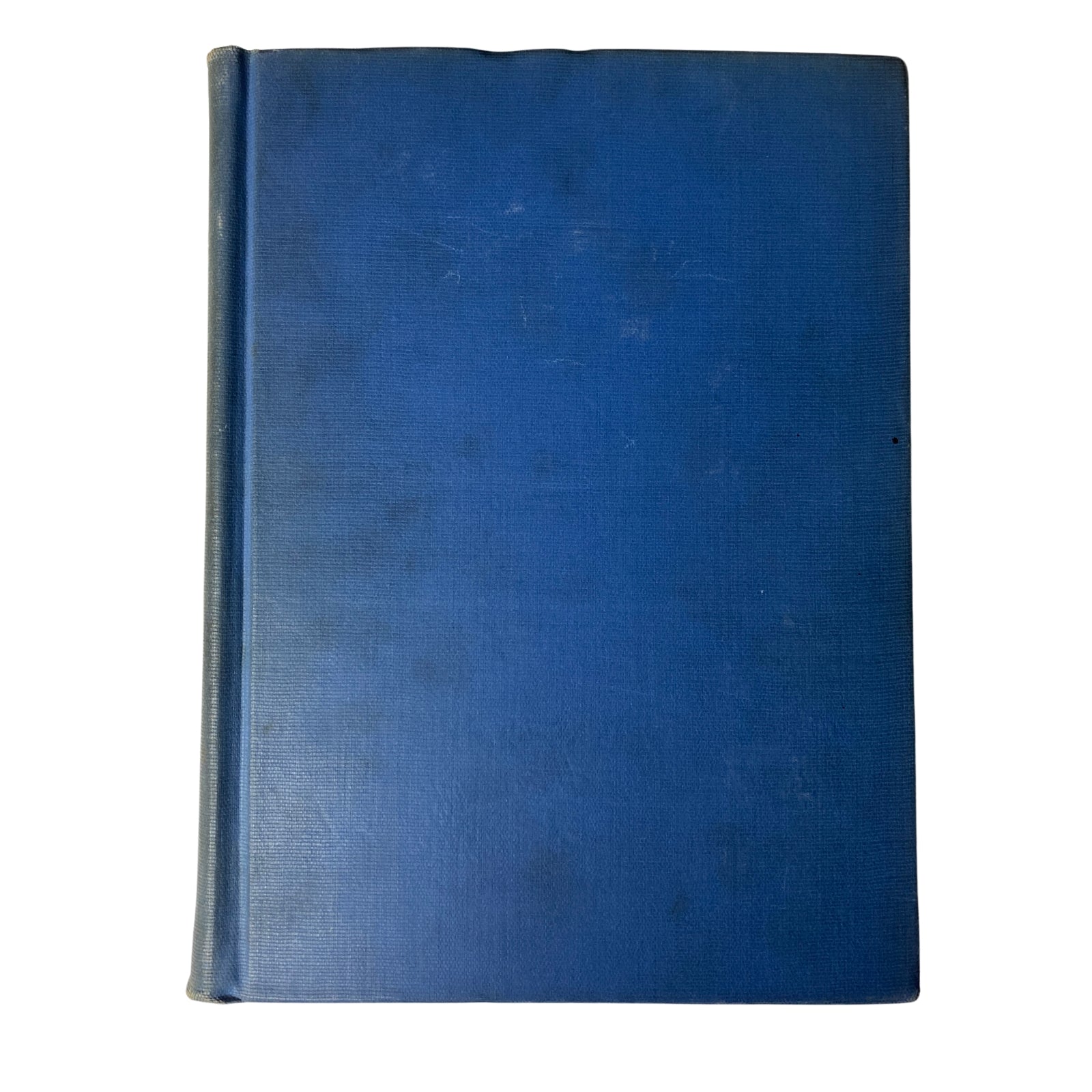 Time Magazine Library Bound edition, blue hardcover book with a plain cover, representing issues from October to December 1933.
