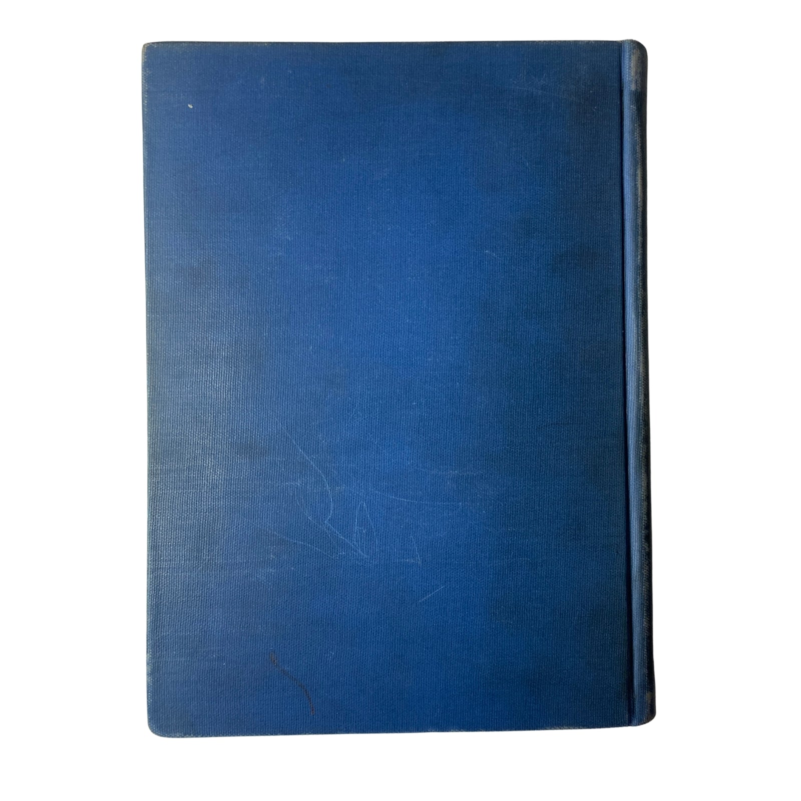 Back cover of the Time Magazine Library Bound January 4 - March 29, 1937, displaying a solid blue hardcover finish.