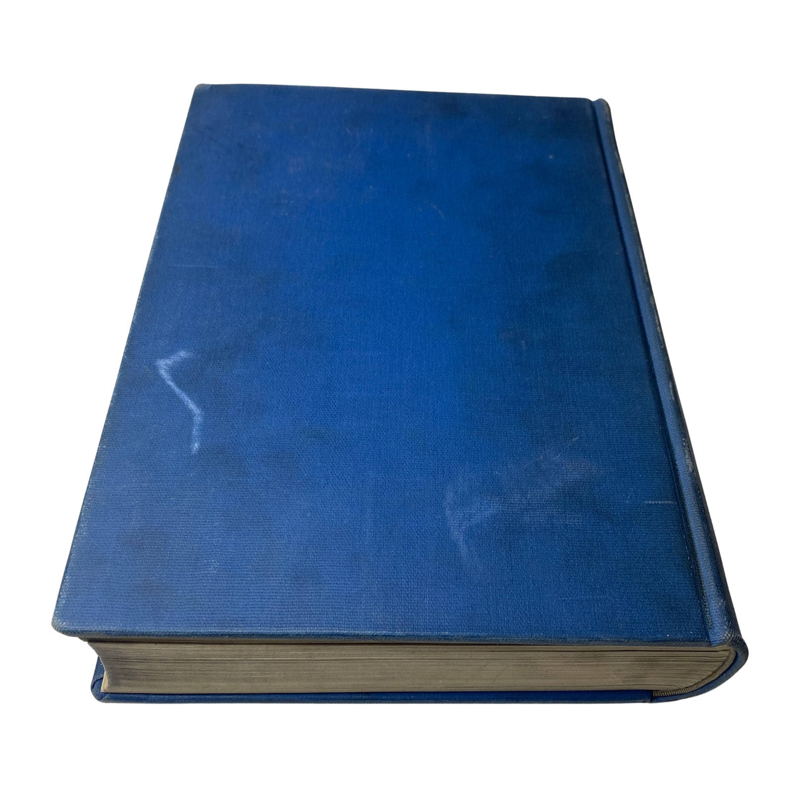 Another view of the blue hardcover from the Time Magazine 1937 July-Dec Bound edition, emphasizing its library-bound appearance.