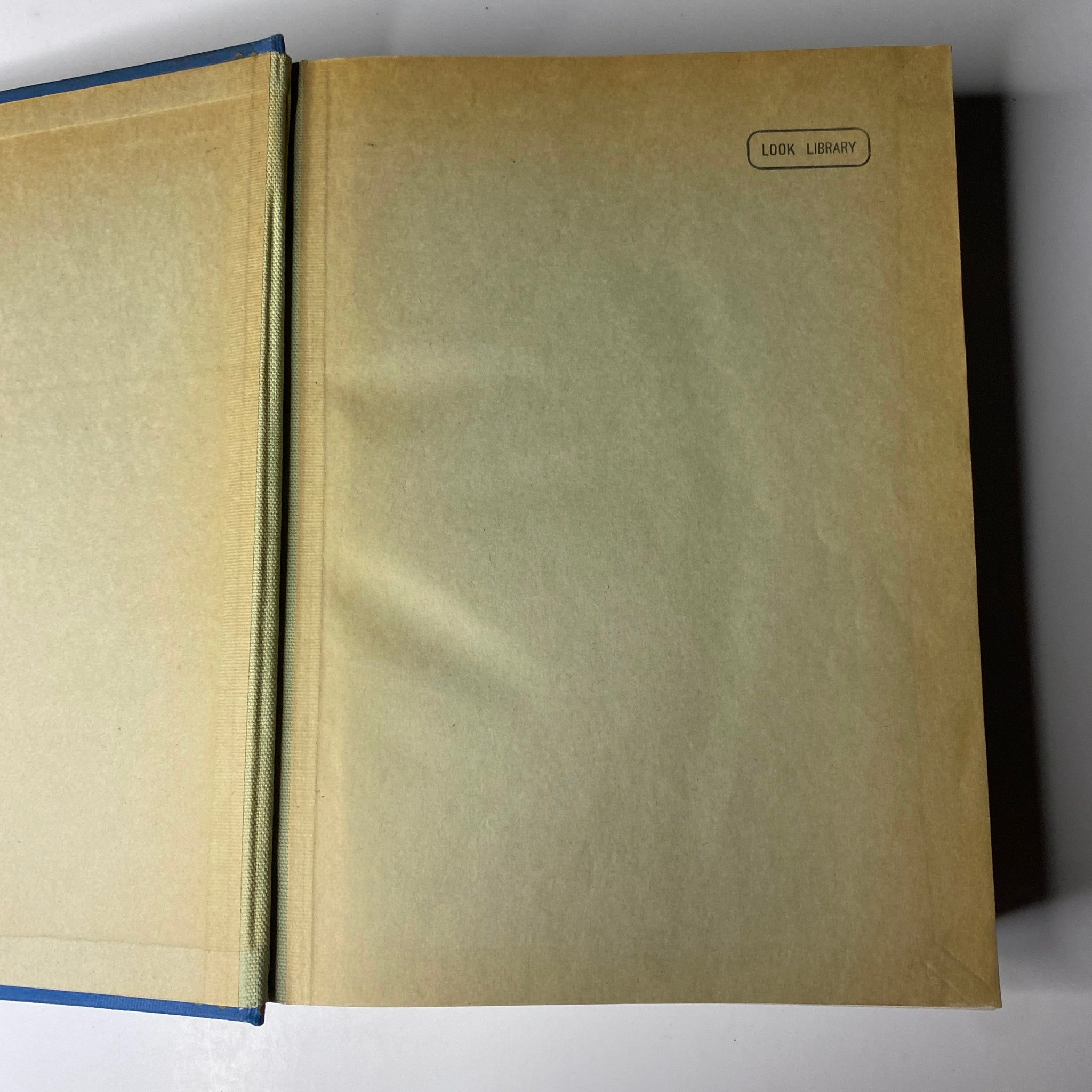 Time Magazine Library Bound April 1- June 24, 1935 Dizzy Dean - Inside view of the cover with library label.