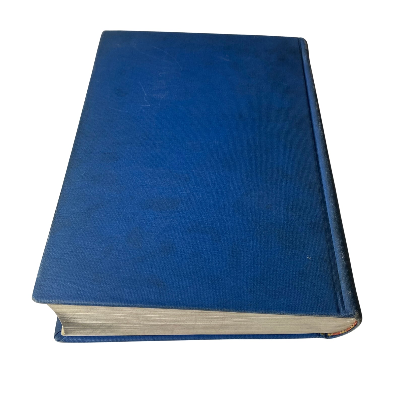 Side view of the Time Magazine Library Bound April 1 - June 24, 1935, displaying the book's spine and illustrating its archival quality.