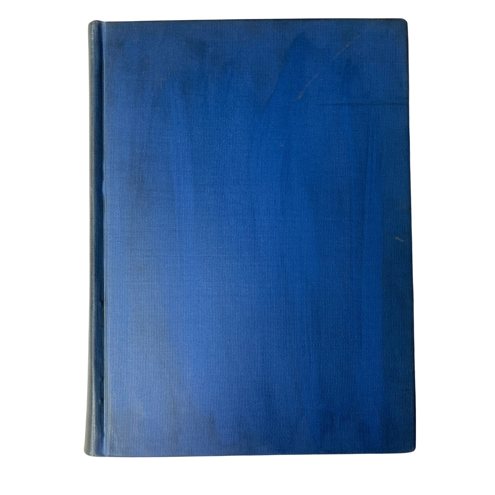 Time Magazine Library Bound October 7- December 30, 1935 - Front cover view showing a blue textured finish.