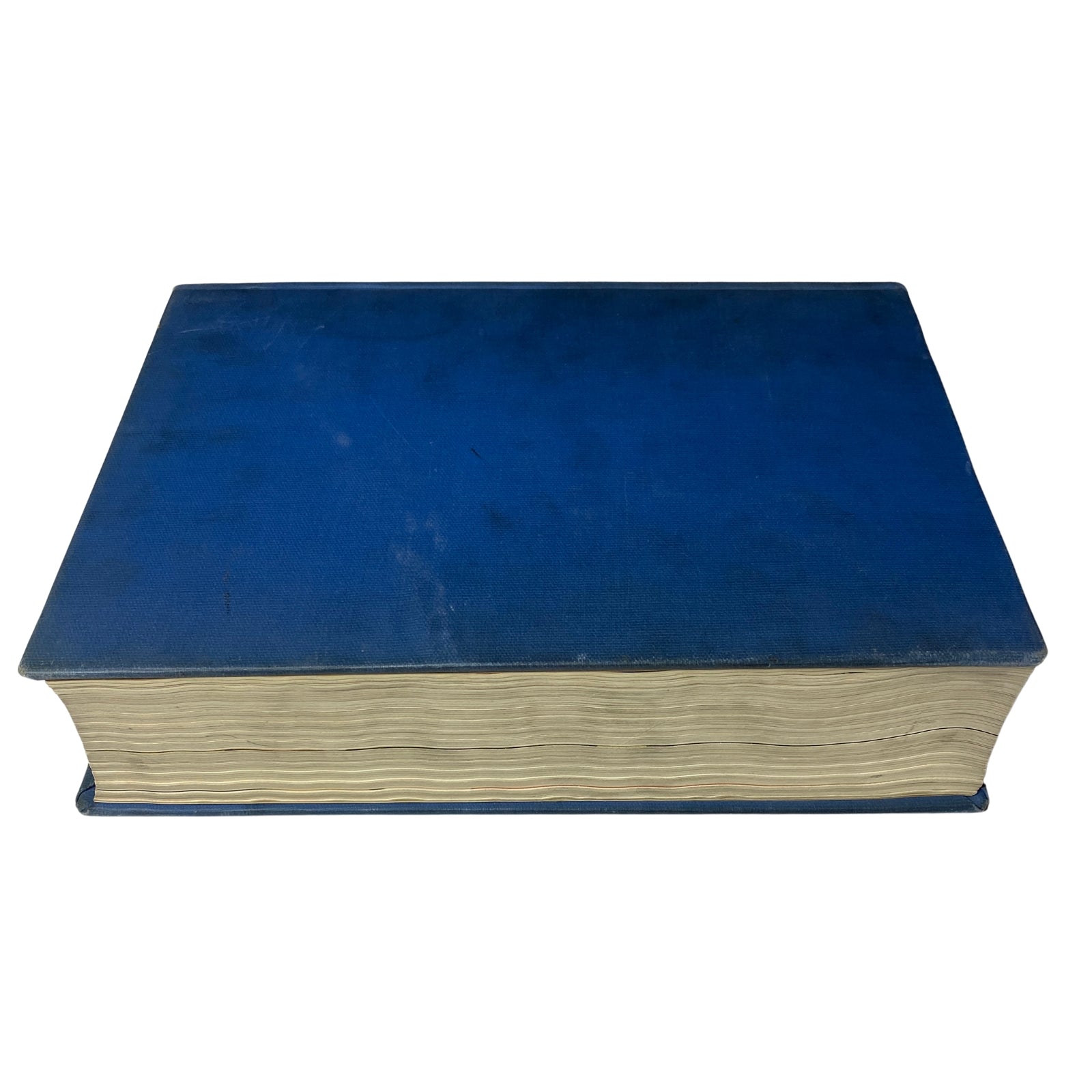 Time Magazine Library Bound October 7- December 30, 1935 by Edwin Musick Cochrane, showcasing a blue hardcover volume with a flat spine and clean pages, ideal for collectors and history enthusiasts.
