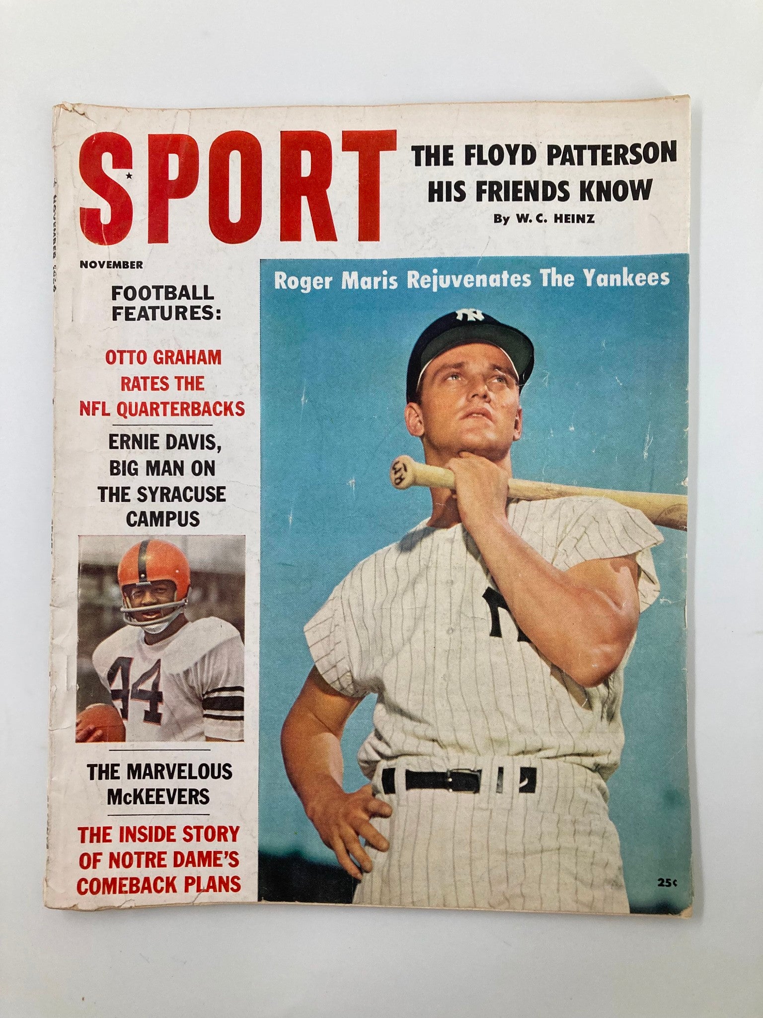 VTG Sport Magazine November 1960 Ozzie Sweet and Frank Maynard Wolfe No Label