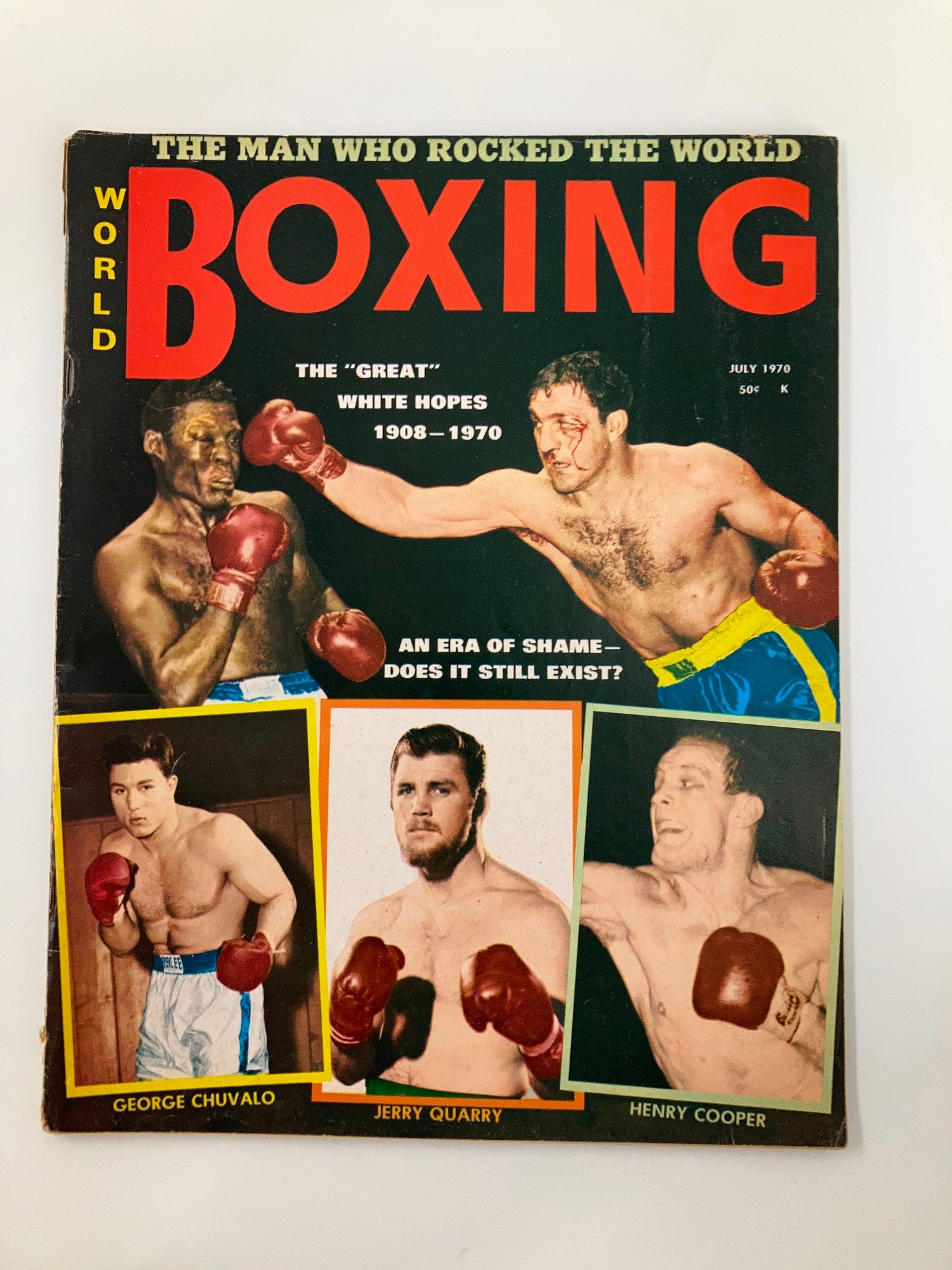 VTG World Boxing Magazine July 1970 George Chuvalo, Jerry Quarry No Label