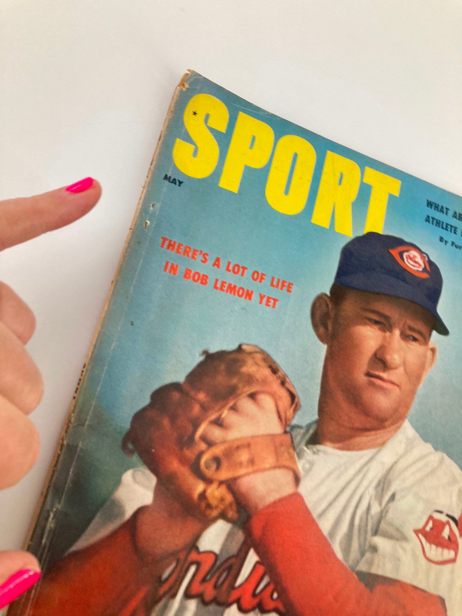 VTG Sport Magazine May 1956 There's A Lot of Life in Bob Lemon Yet