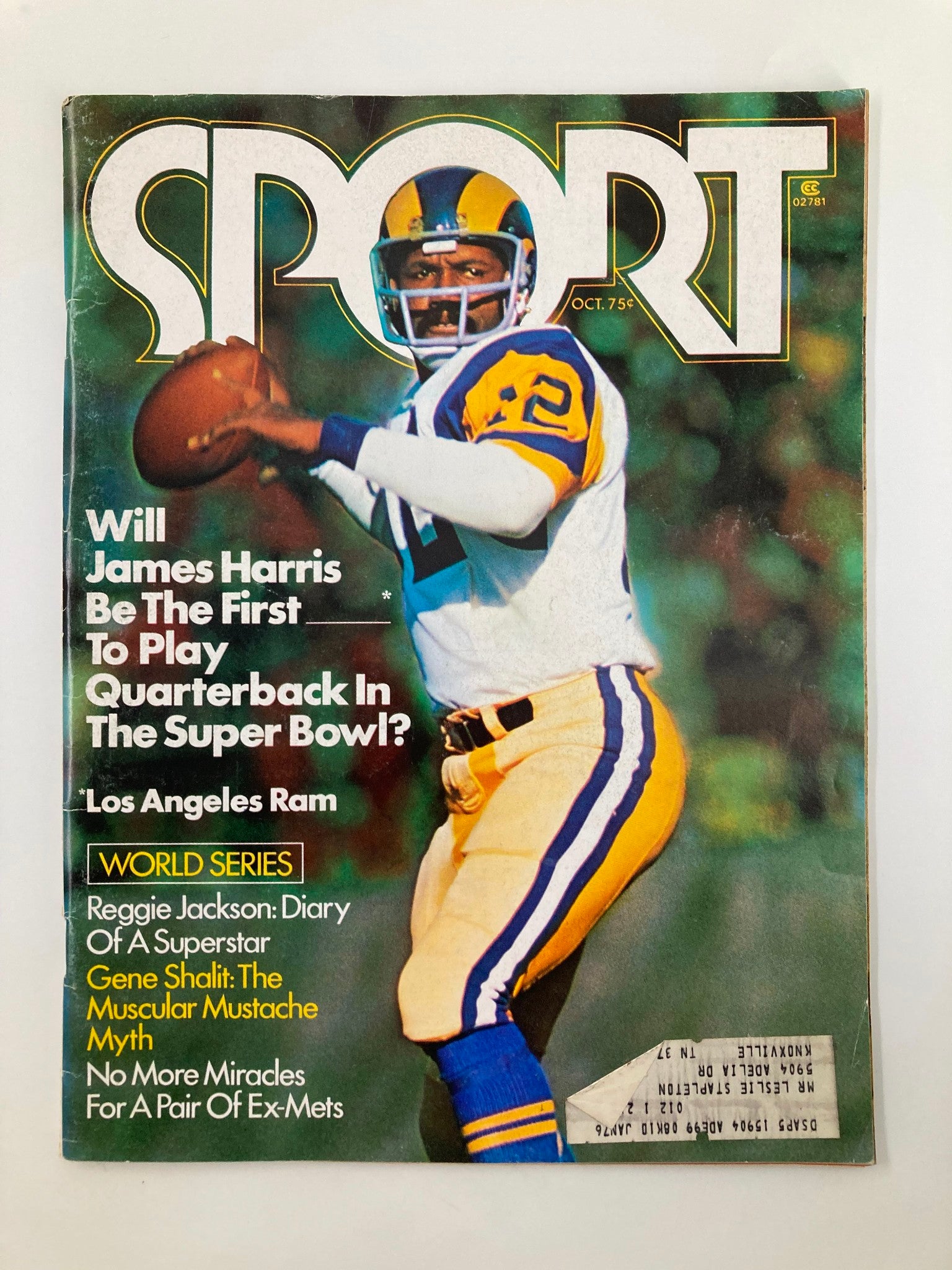 VTG Sport Magazine October 1975 Vol 61 #4 James Harris of Los Angeles Ram