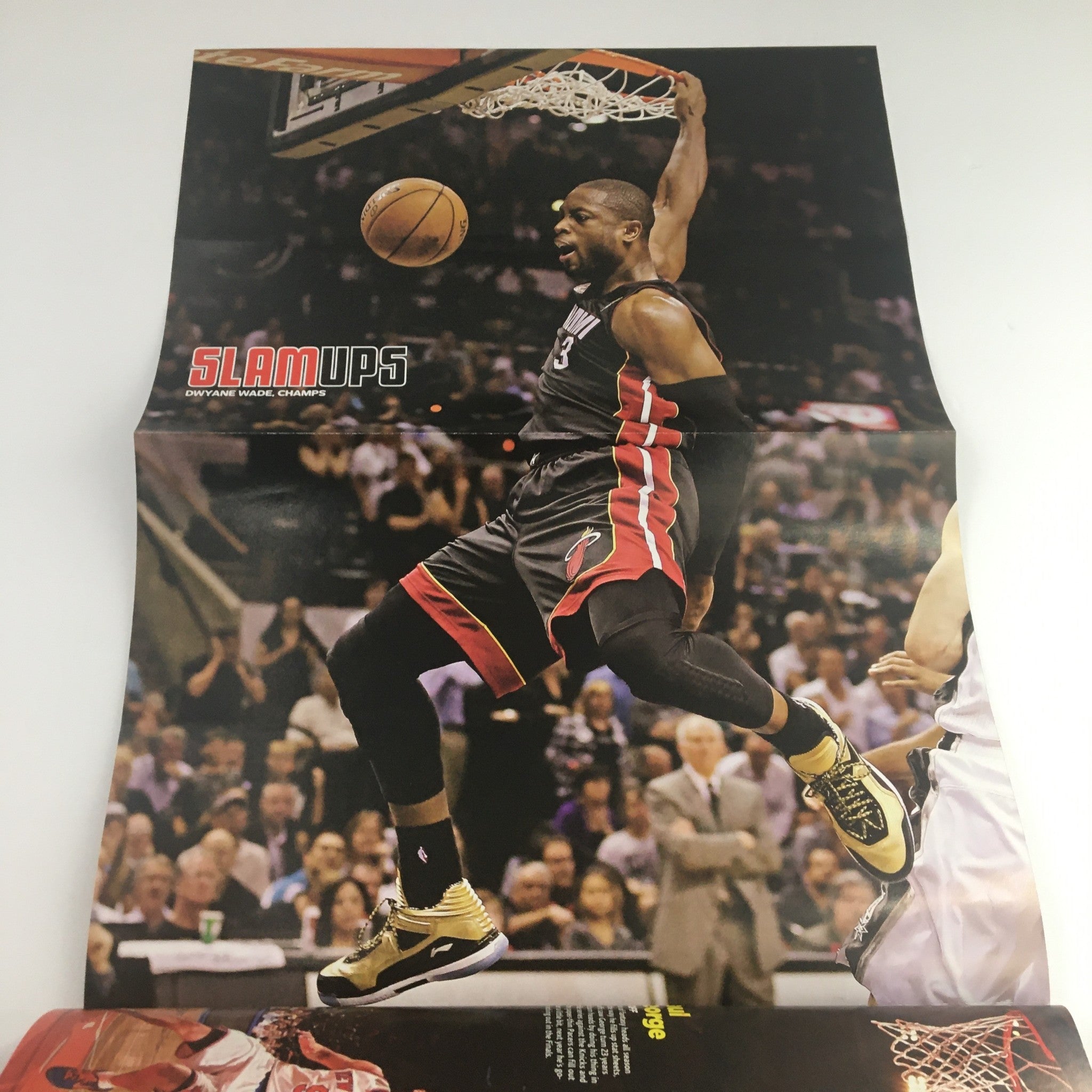 Slam Magazine September 2013 LeBron James, Dwayne Wade, Rudy Gay, w Poster