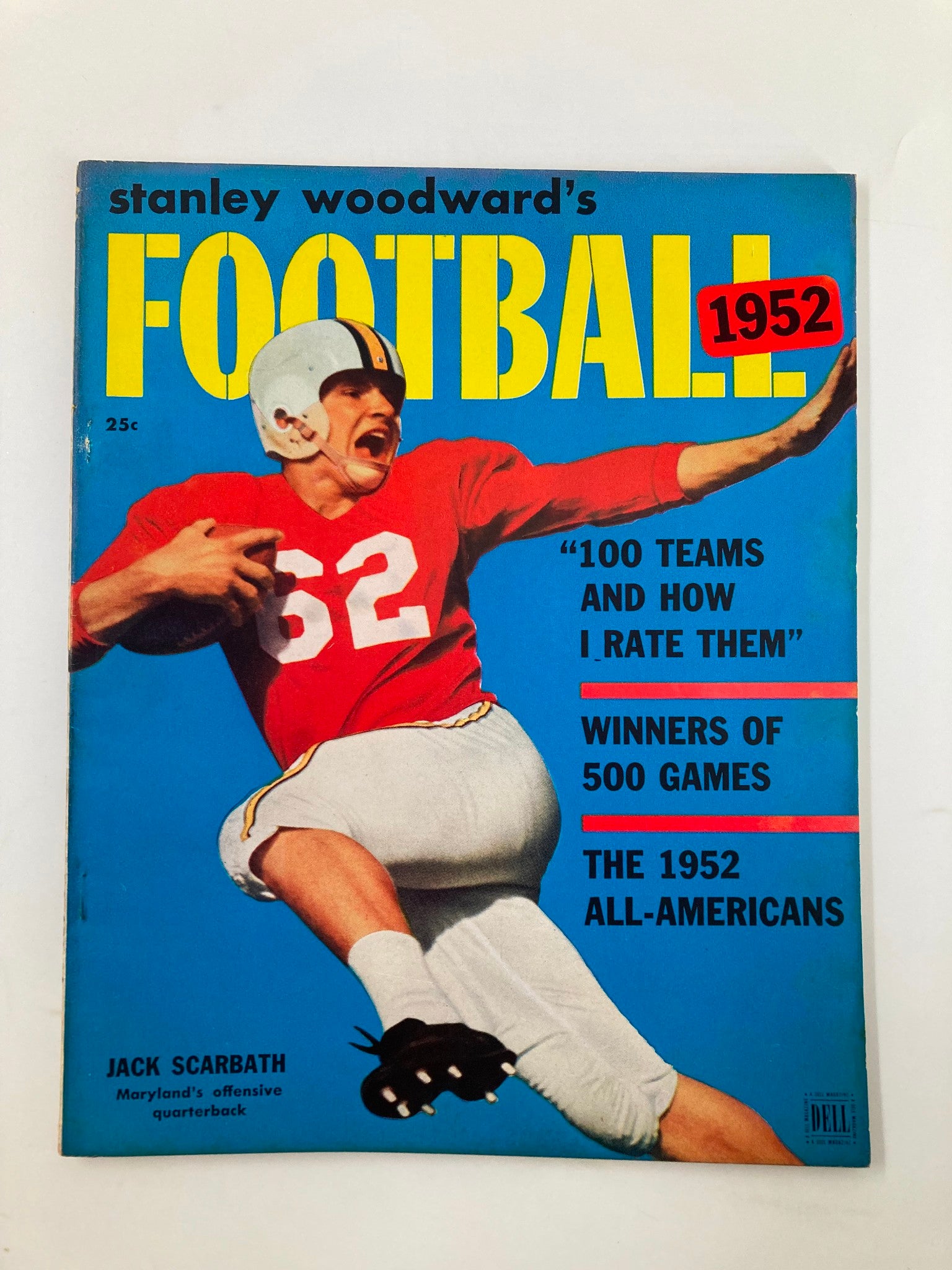 VTG Stanley Woodward's Football 1952 Jack Scarbath Maryland's Quartberback