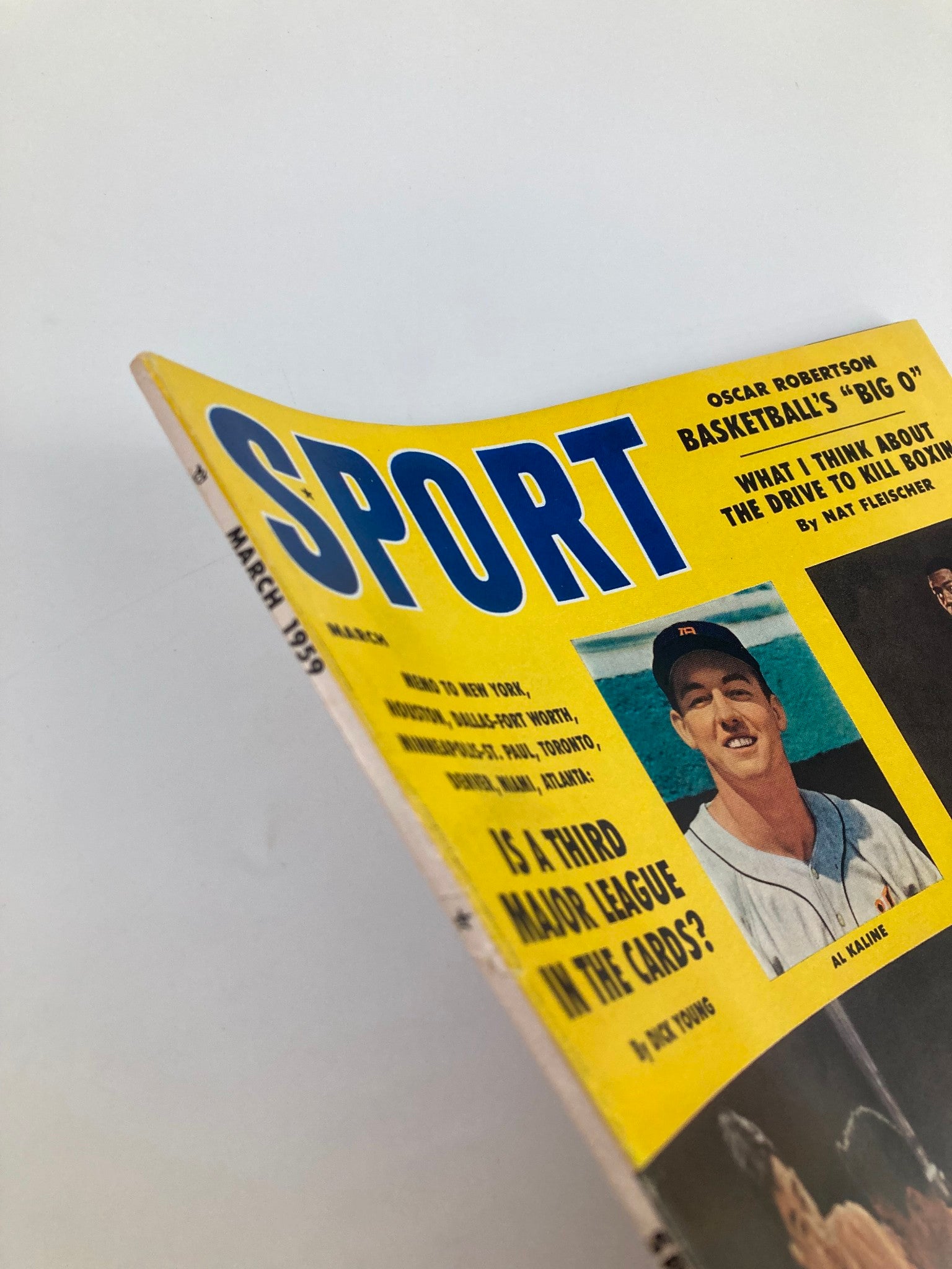 VTG Sport Magazine March 1959 Al Kaline, Oscar Robertson, Ron Delany No Label