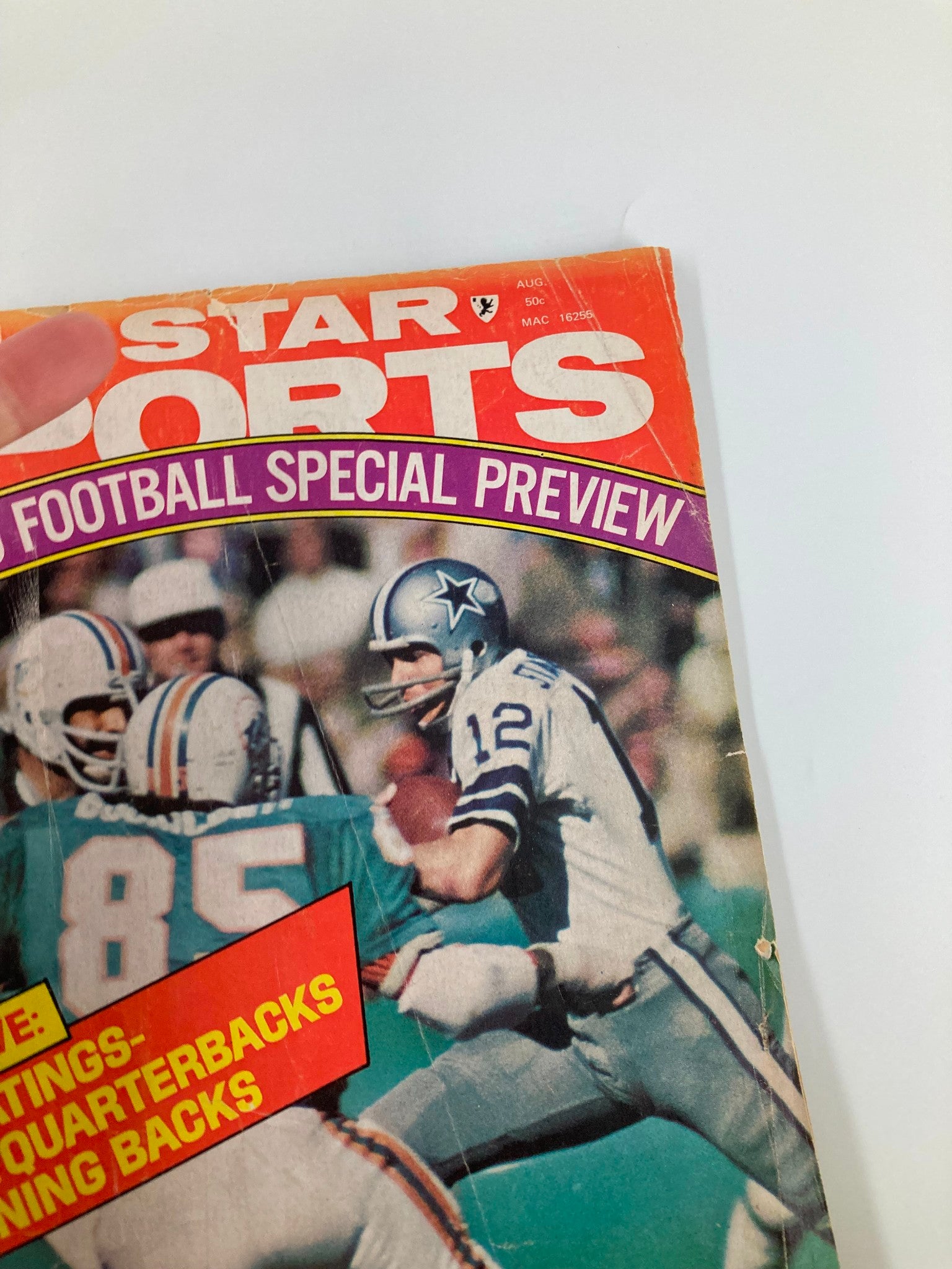 VTG All-Star Sports 1972 Pro Football The Experts Talk About Staubach No Label