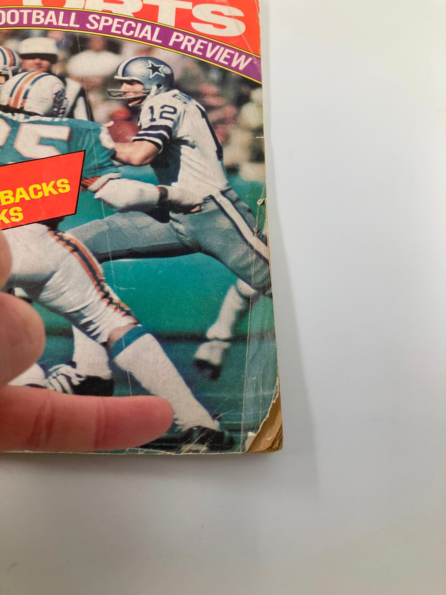 VTG All-Star Sports 1972 Pro Football The Experts Talk About Staubach No Label