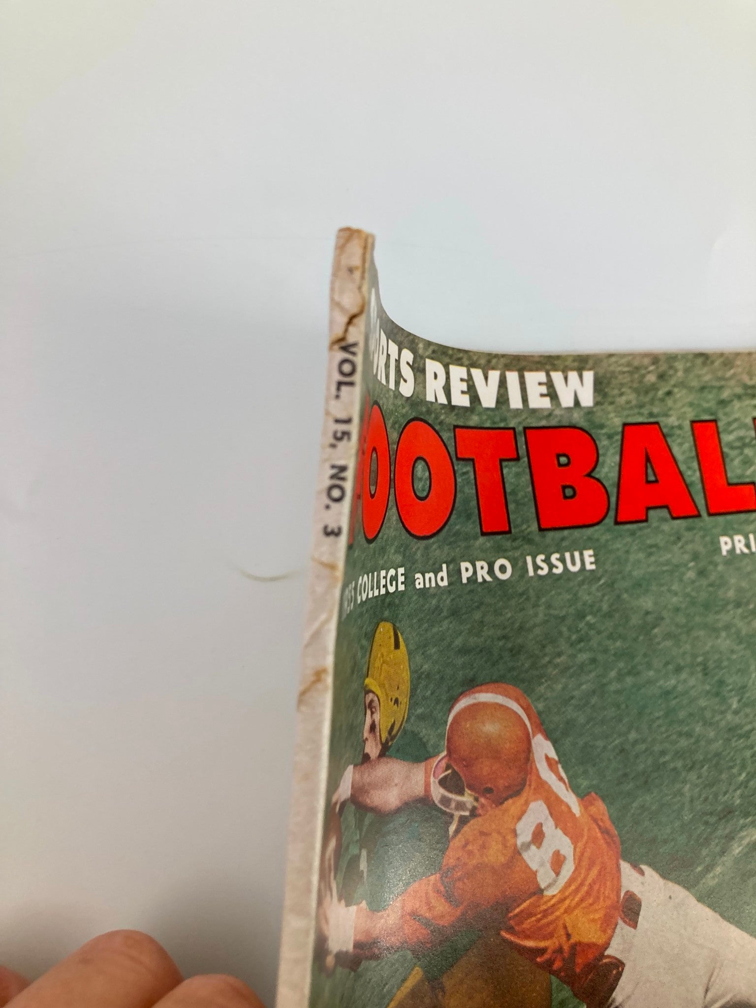 VTG Sports Review Football 1955 Miami's A-Bomb Joe 'Jet' Perry 49ers No Label