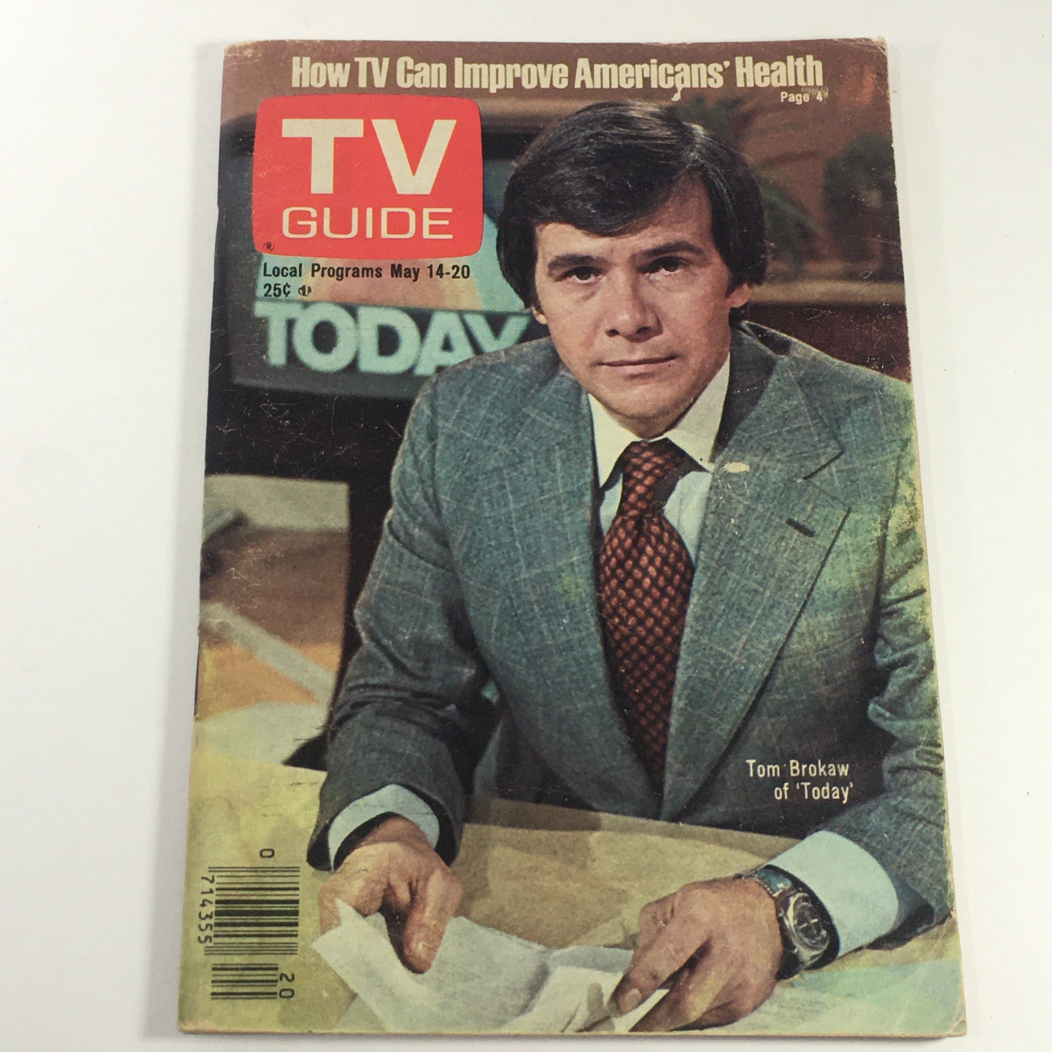 VTG TV Guide Magazines May 14-20 1977 Vol. 25 #20 - Tom Brokaw / Newsstand